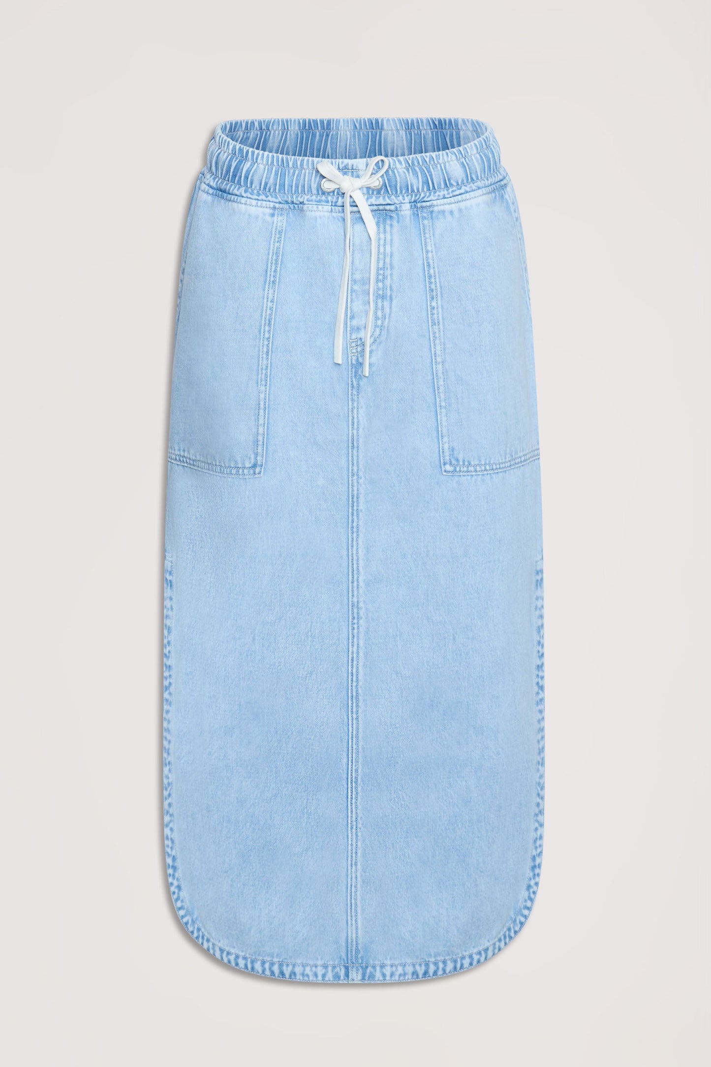 D-Luxe Denim Pull On Skirt