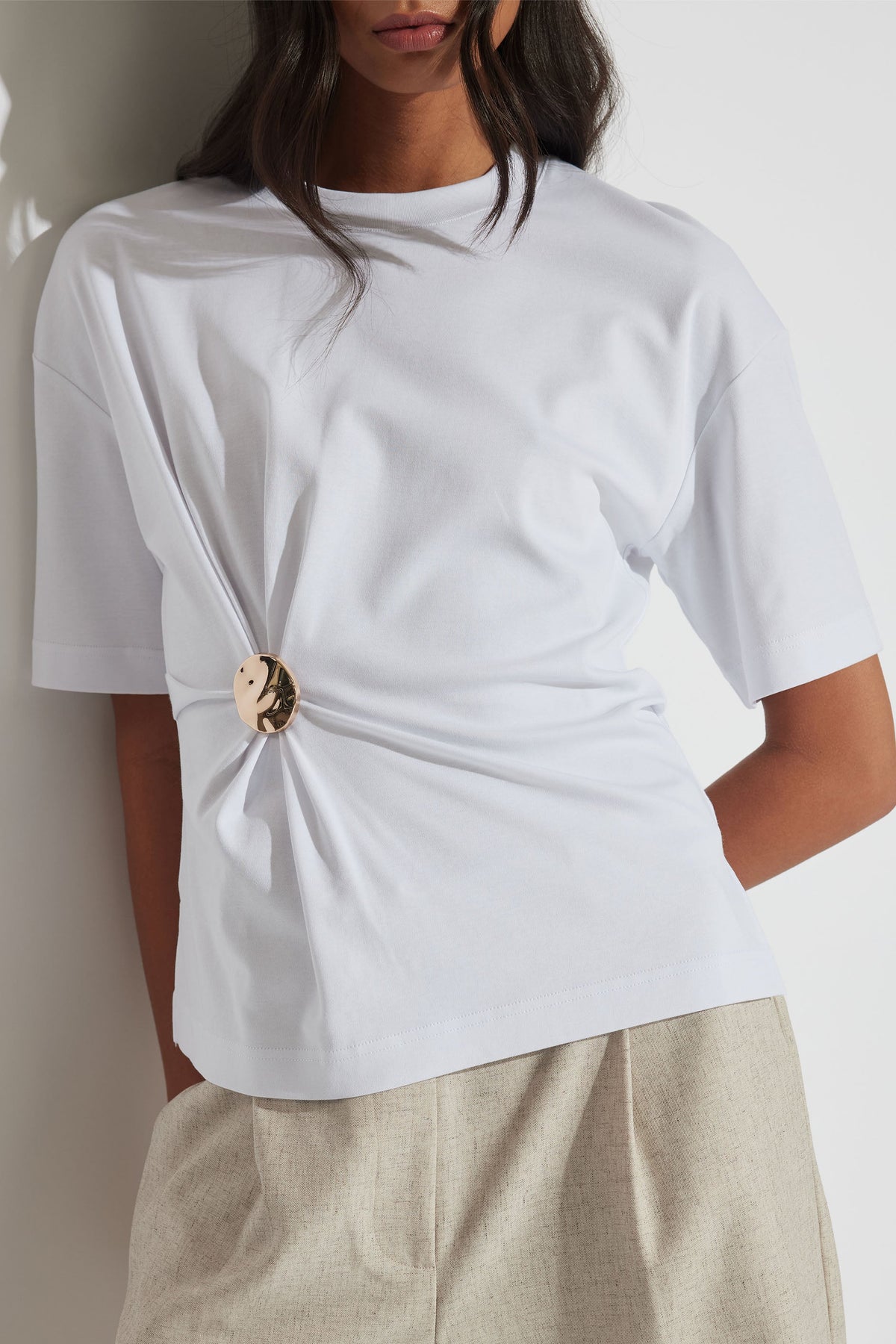 Anya Brooch Detail Tee