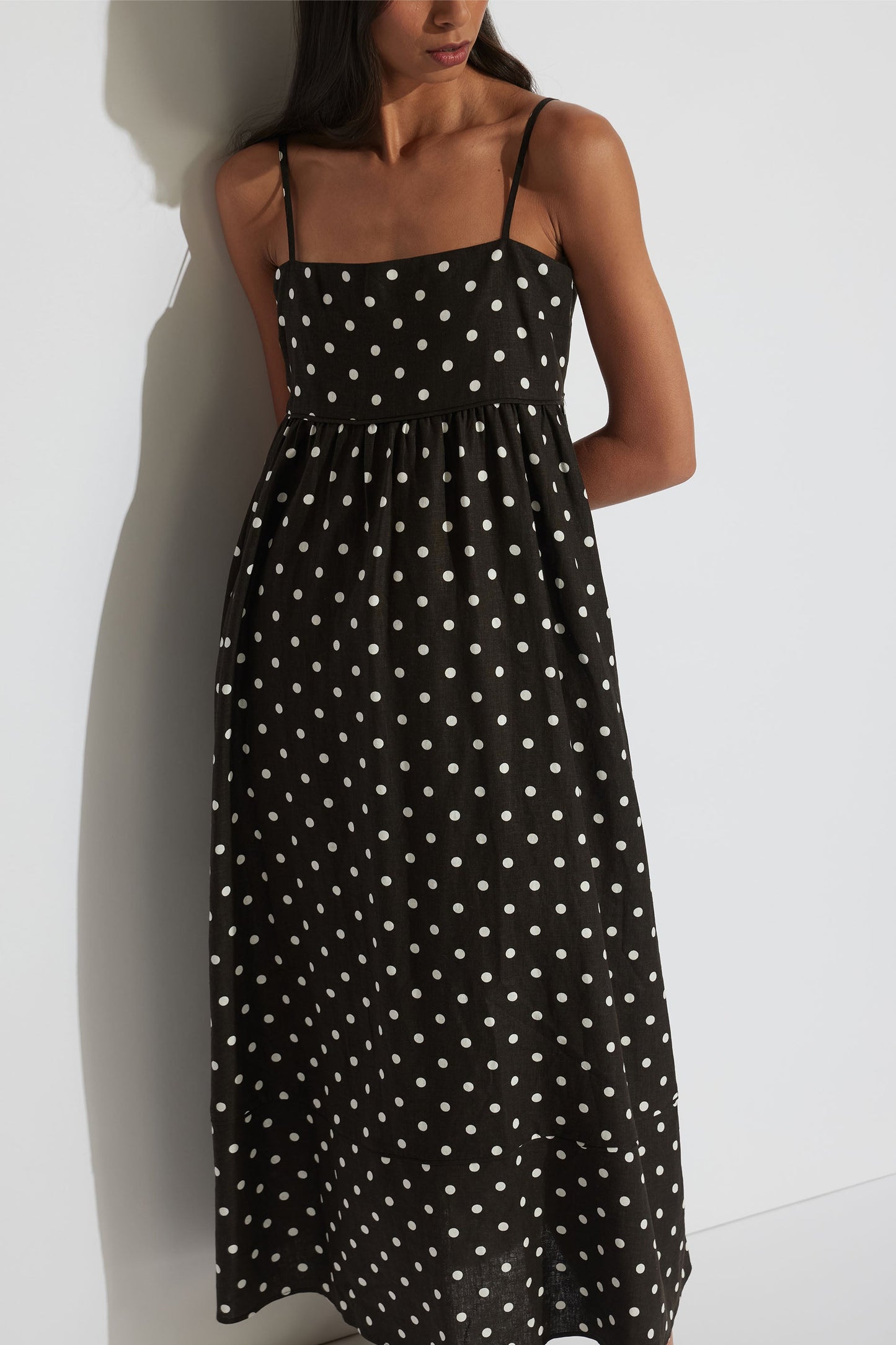 Allie Linen Blend Maxi Dress