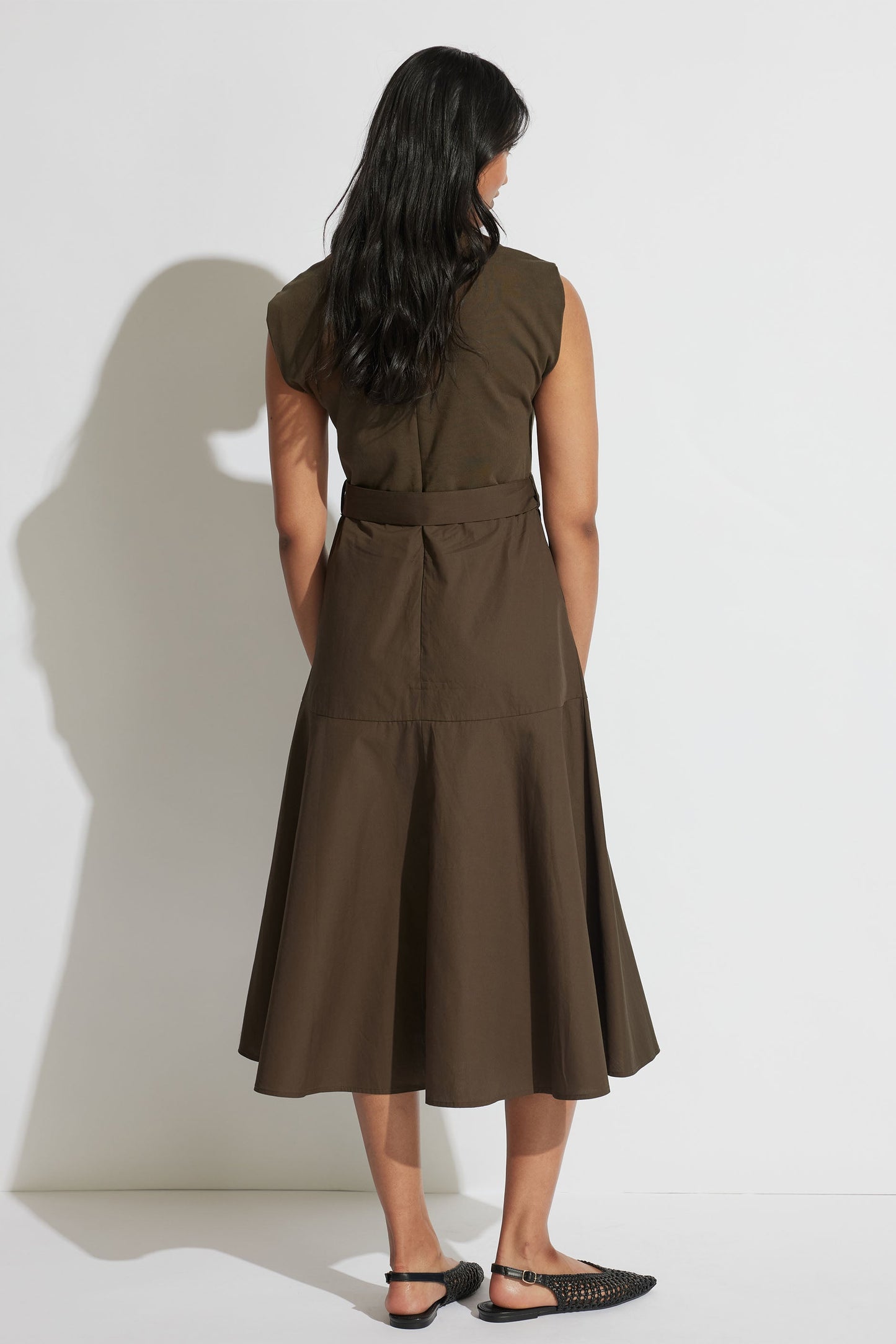 Eden Spliced Midi Dress