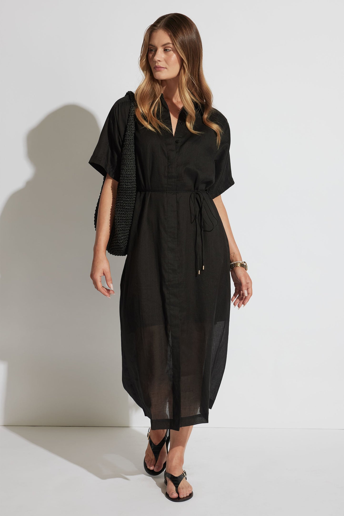 Remi Maxi Shirt Dress