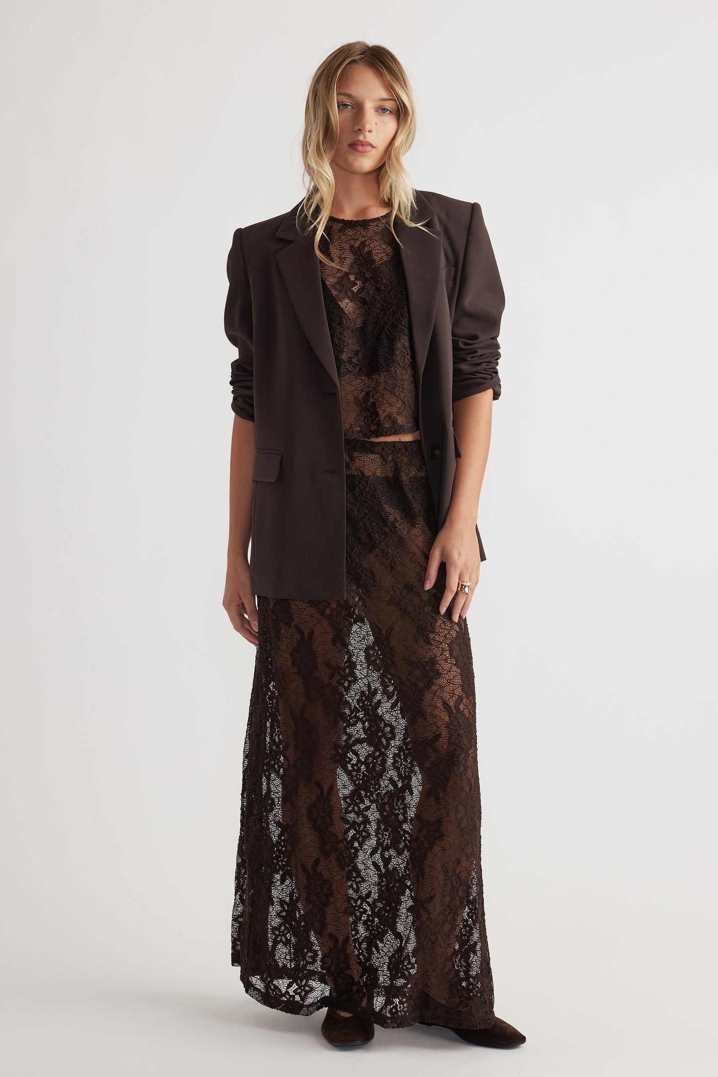 Lace Maxi Skirt