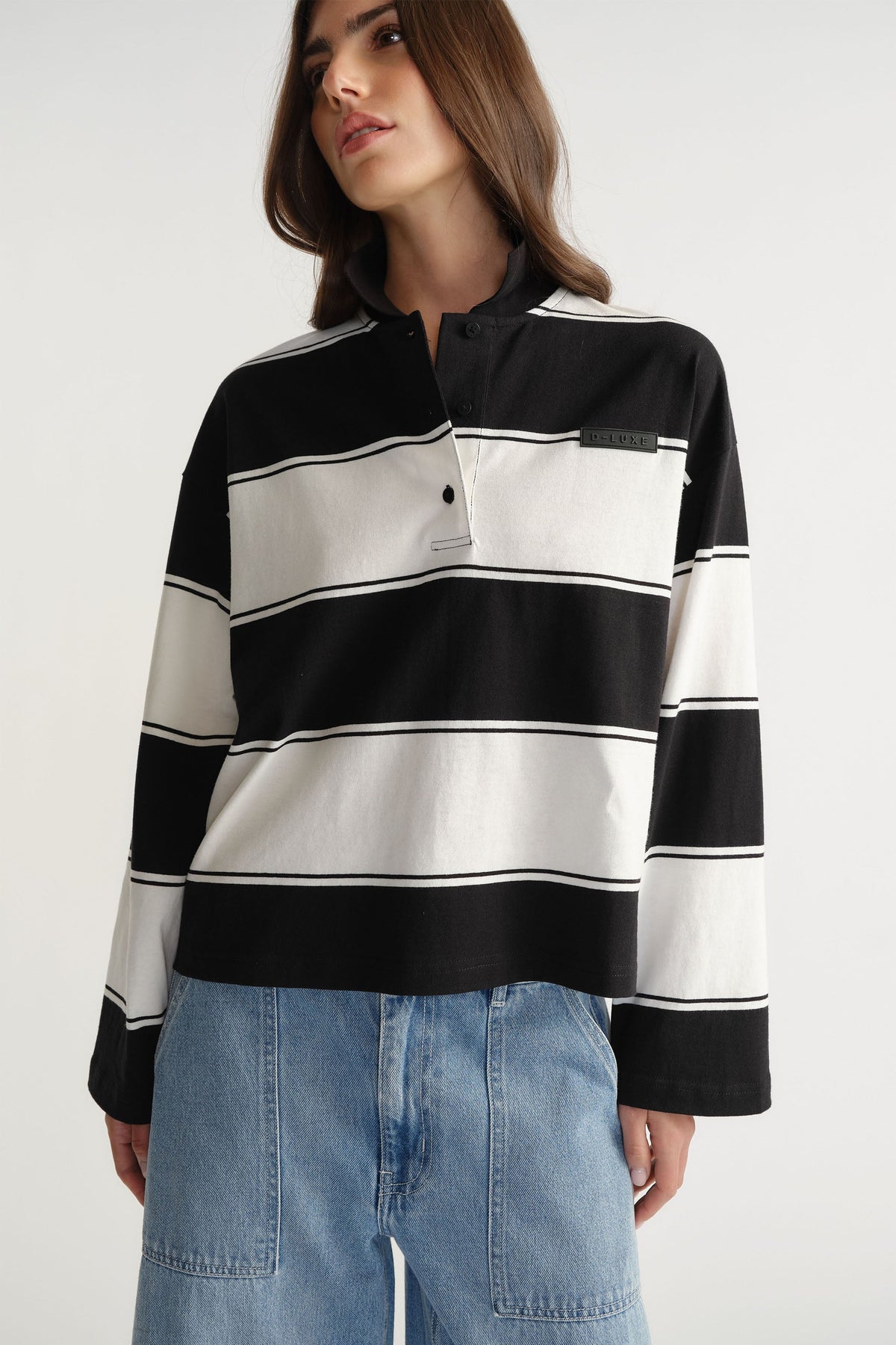 D-Luxe Stripe Polo