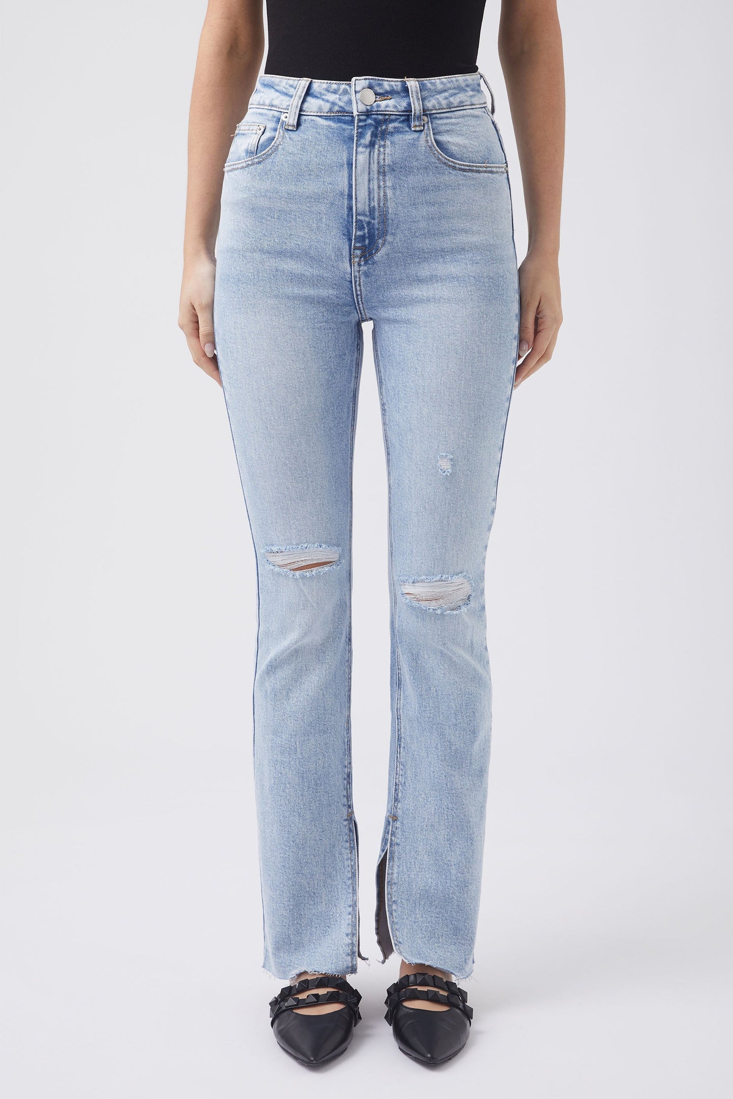 Katya Dist Slim Leg Flare Jean