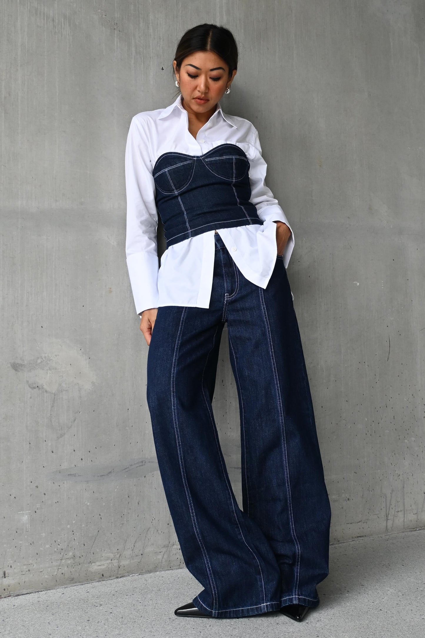 Paisley Straight Leg Jean