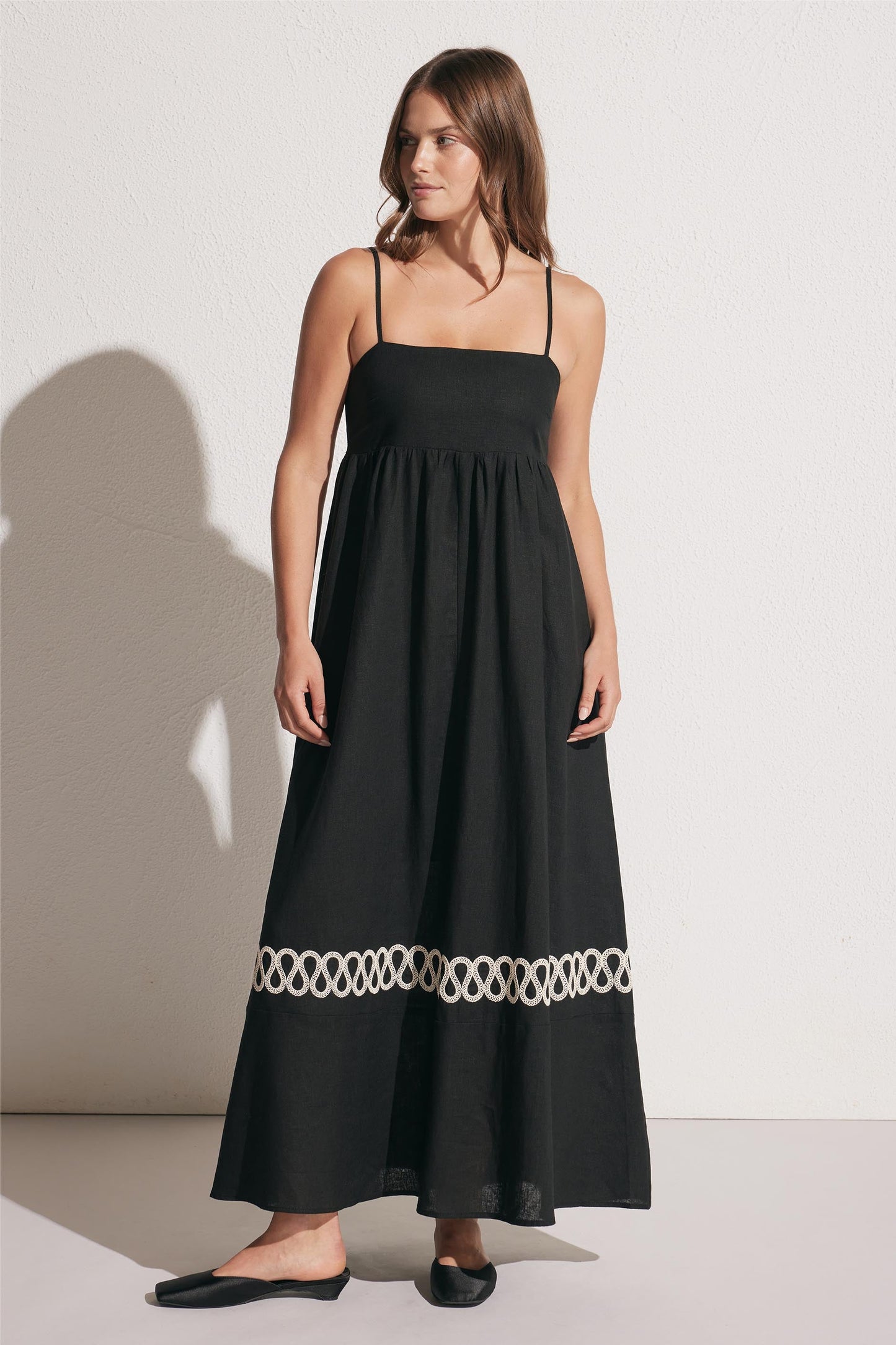 Leah Gathered Maxi Dress