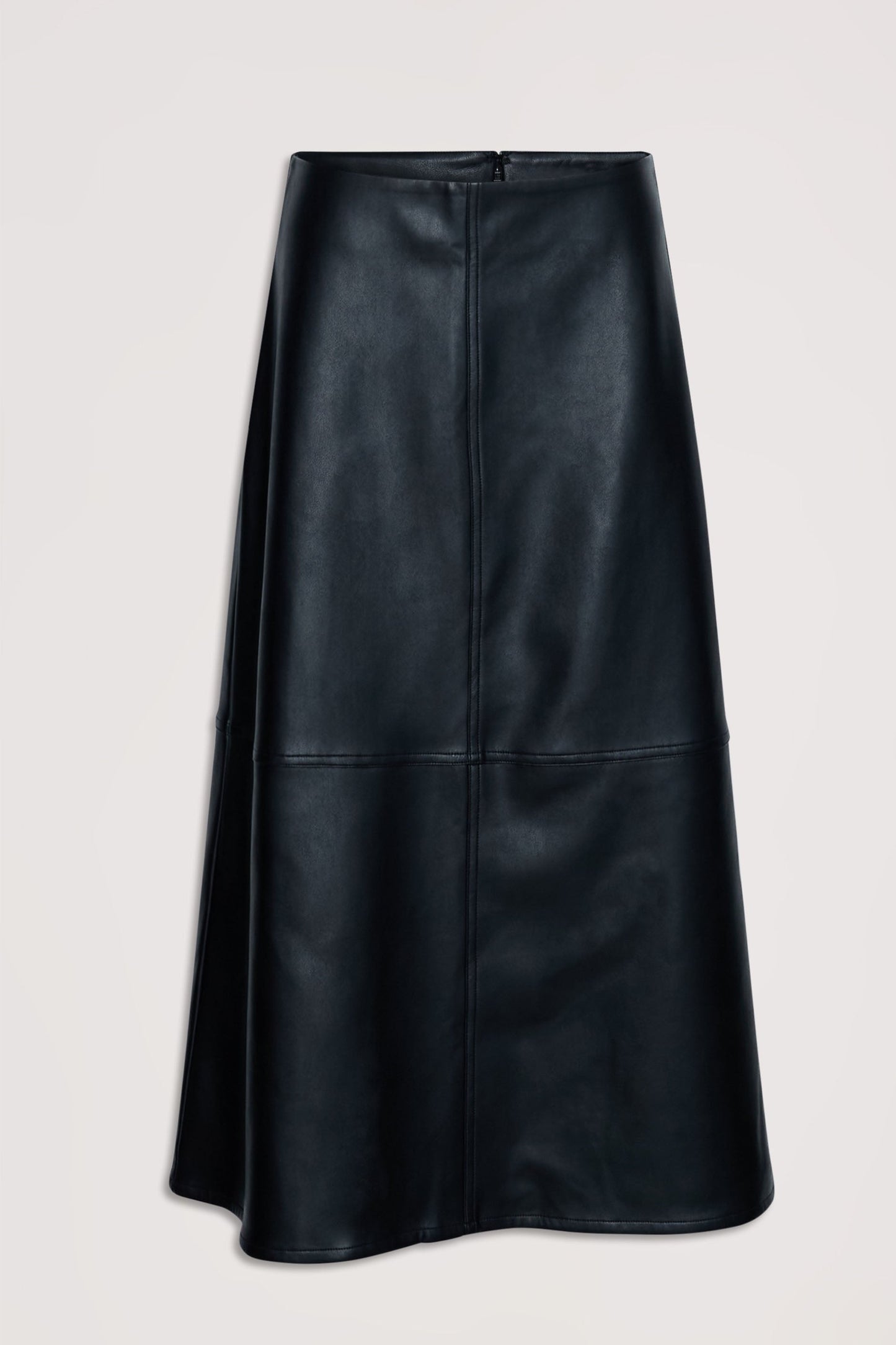 Nia Faux Leather Midi Skirt