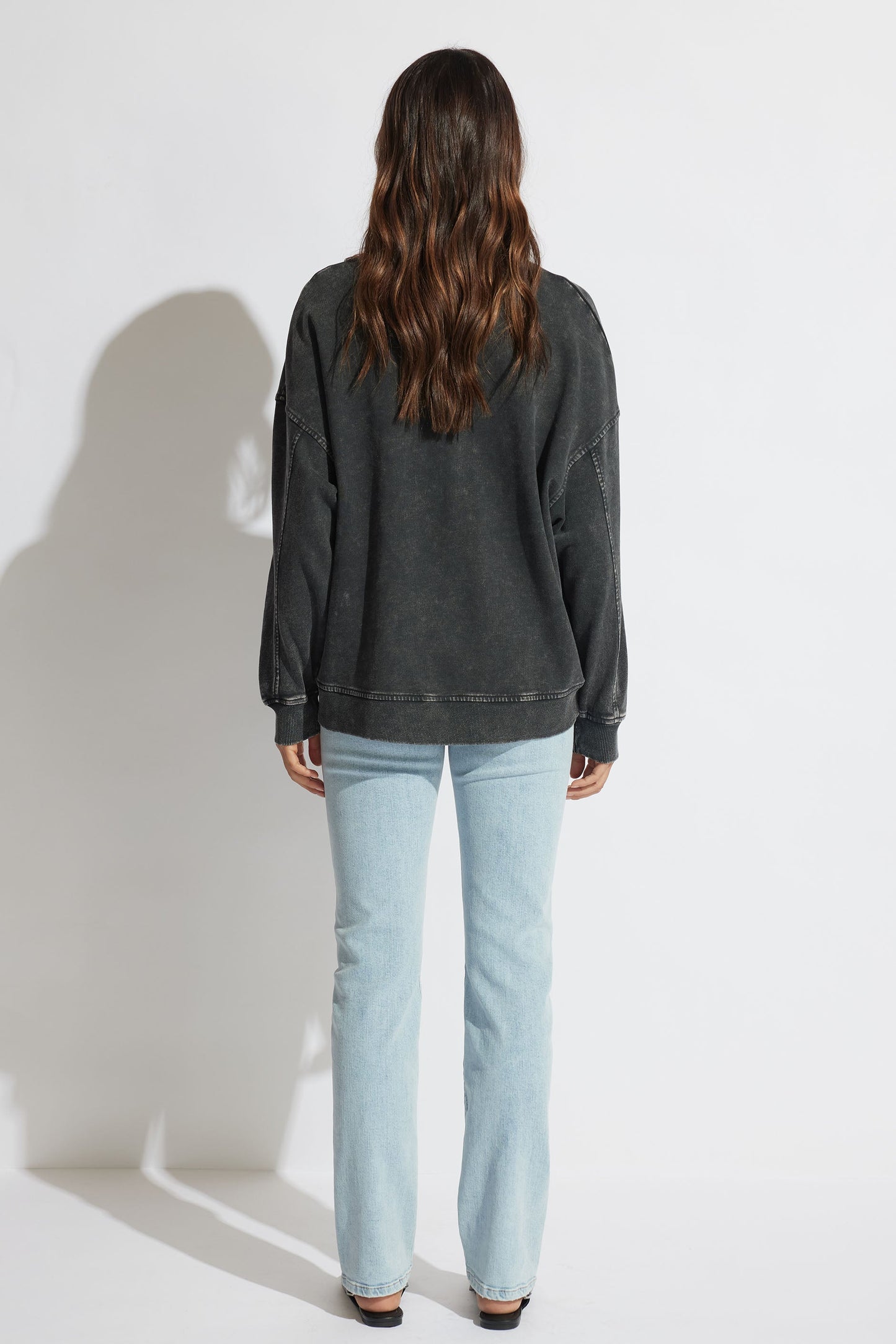 Leopard Text Sweat