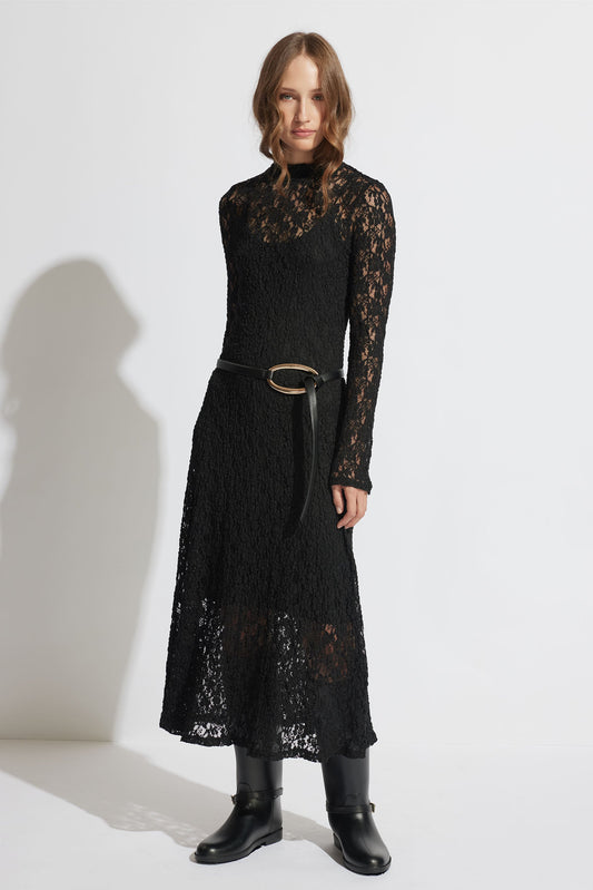 Rachel Lace Midi Dress