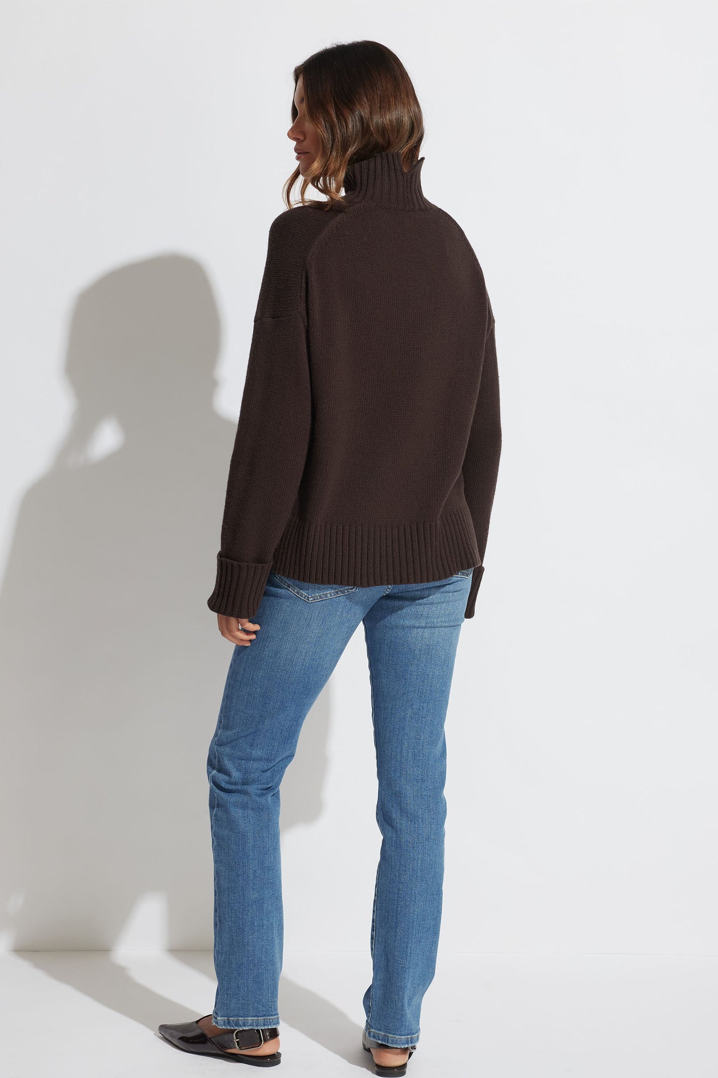 Bec High Neck Knit Jumper