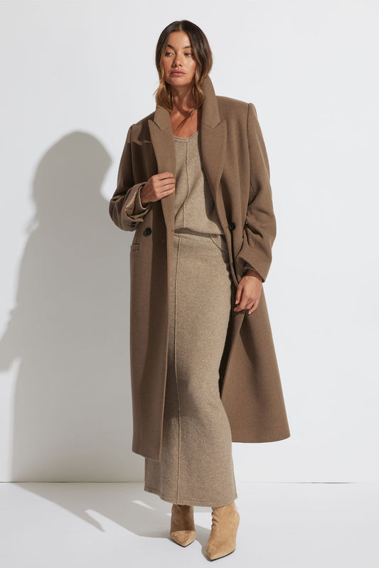 Della Soft Knit Midi Skirt