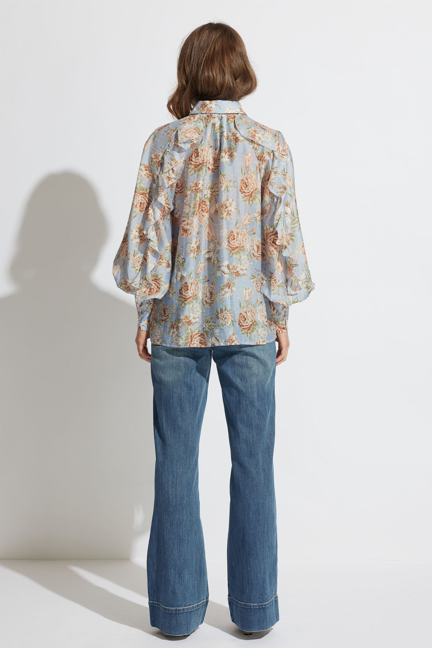 Annika Ruffle Blouse