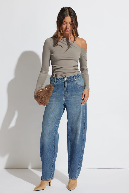 Kira Tipped Shoulder Top