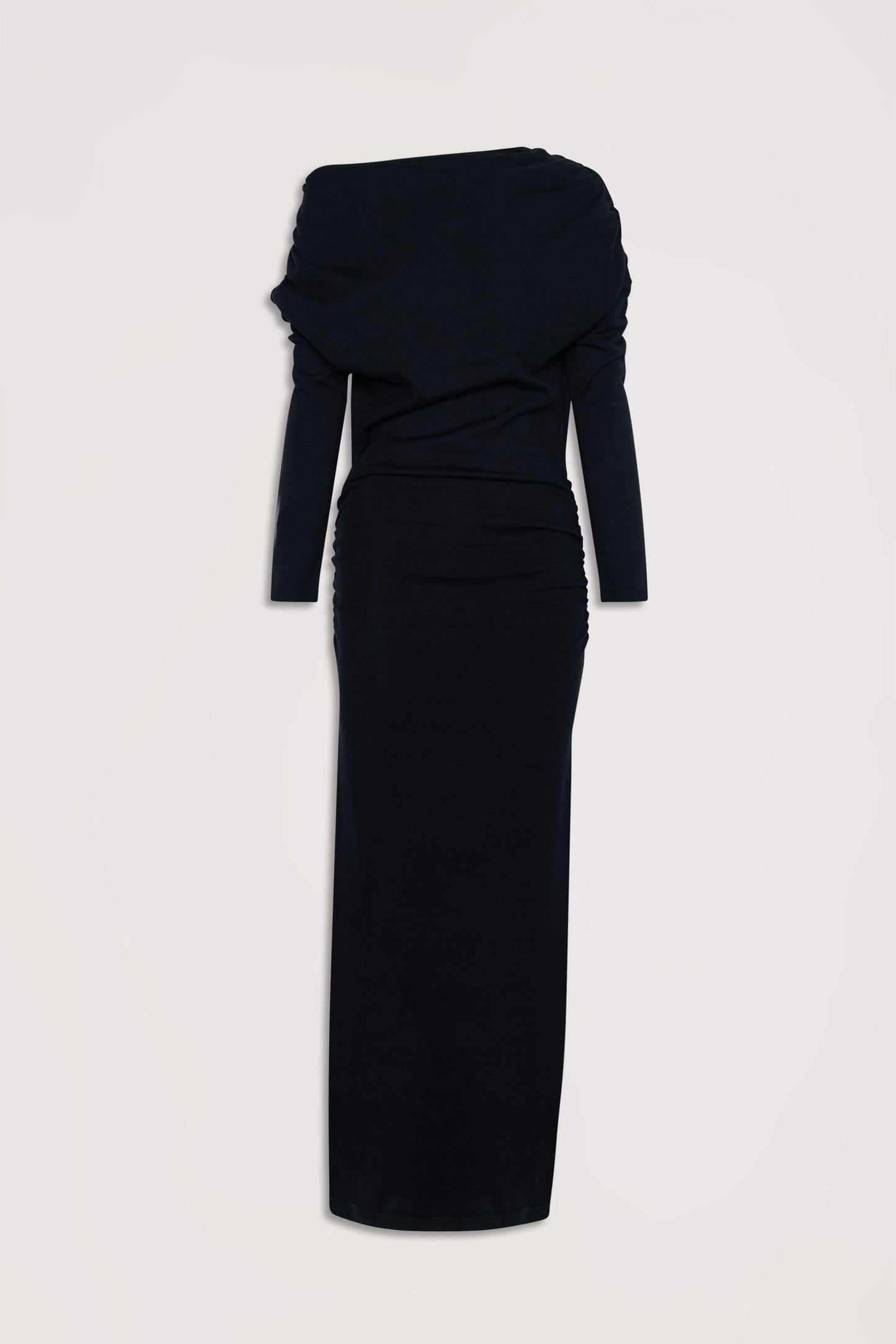 Aesha Tip Shoulder Midi Dress