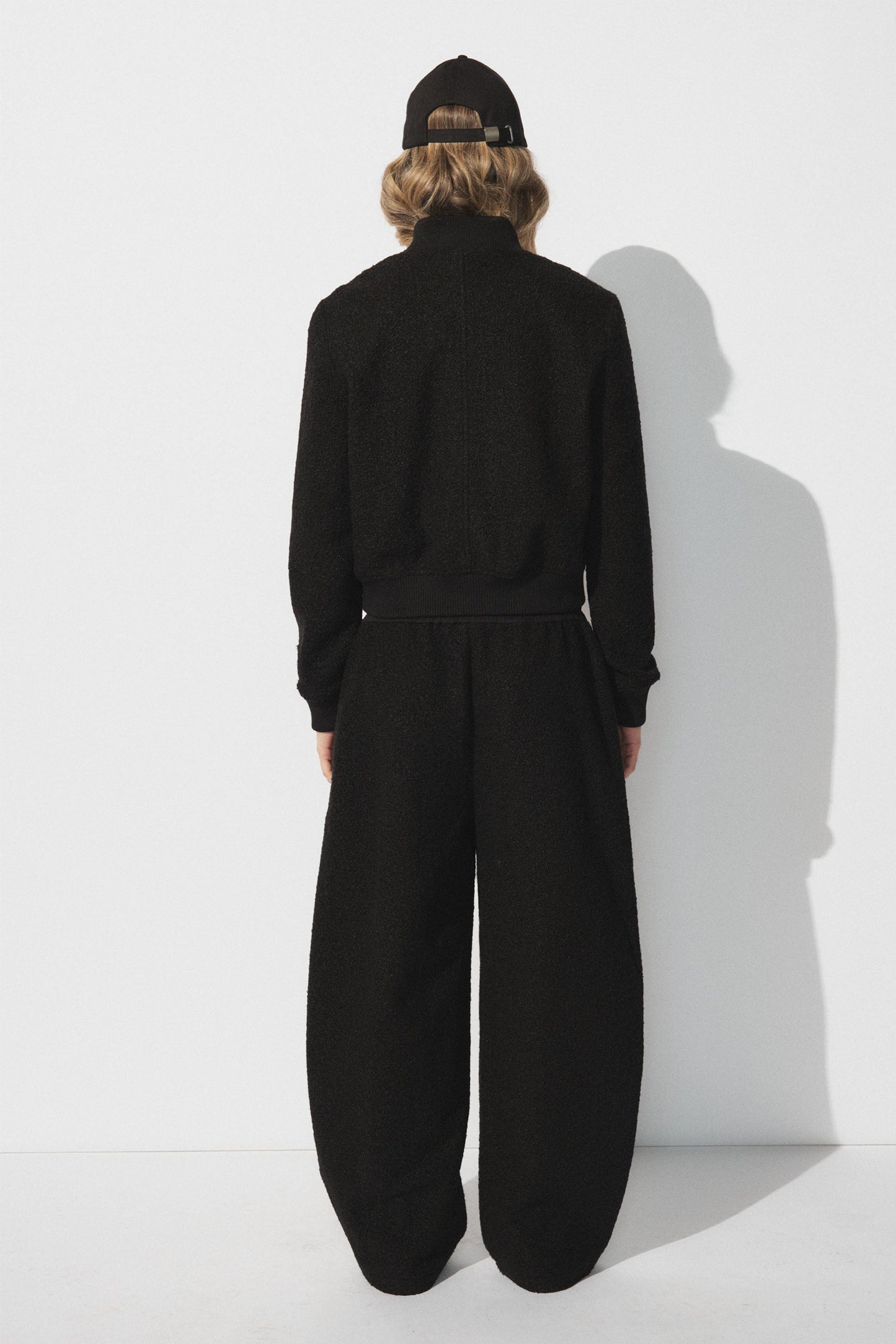 D-Luxe Boucle Barrel Leg Pant