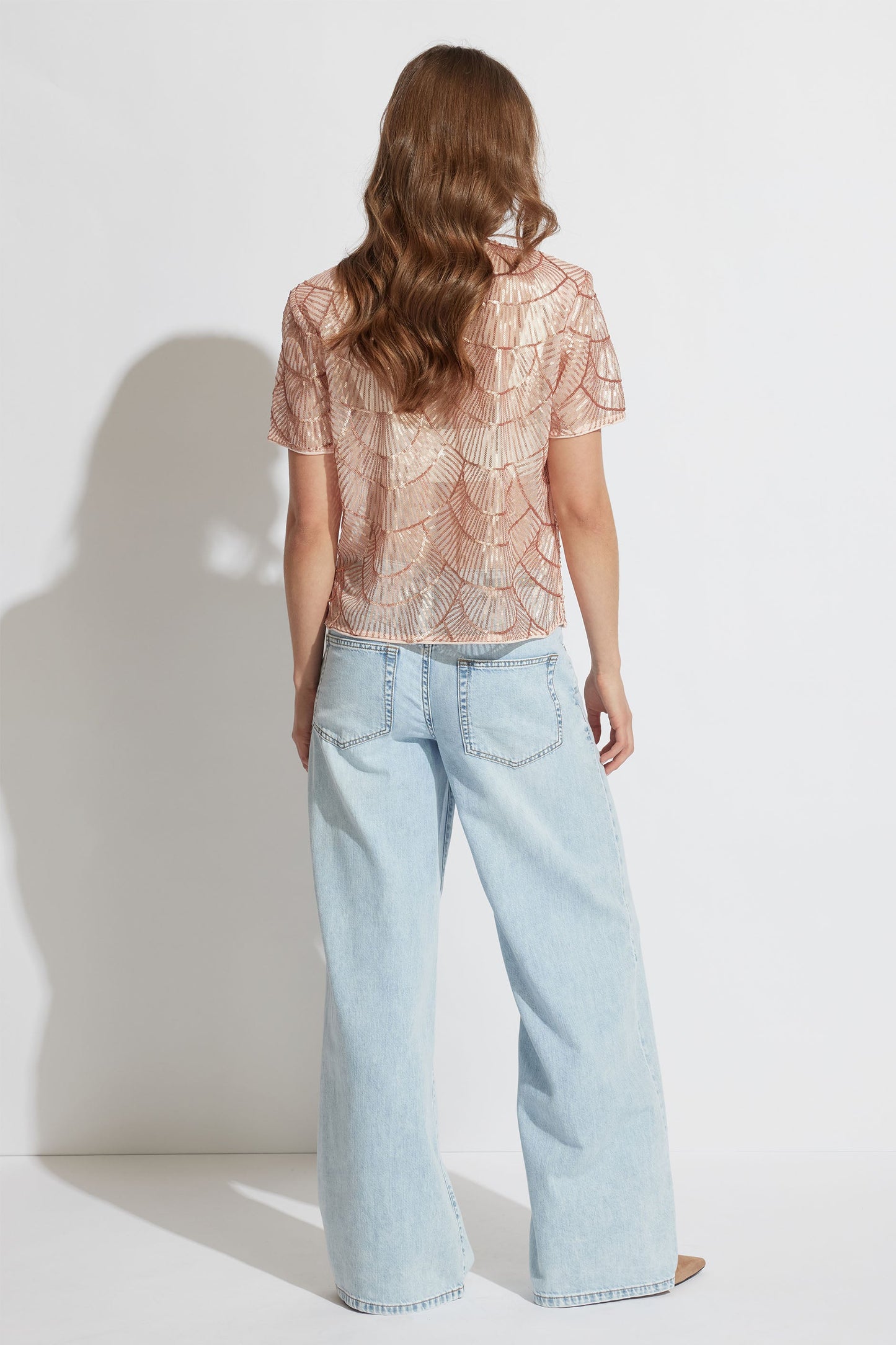 Amara Beaded Sequin Tee