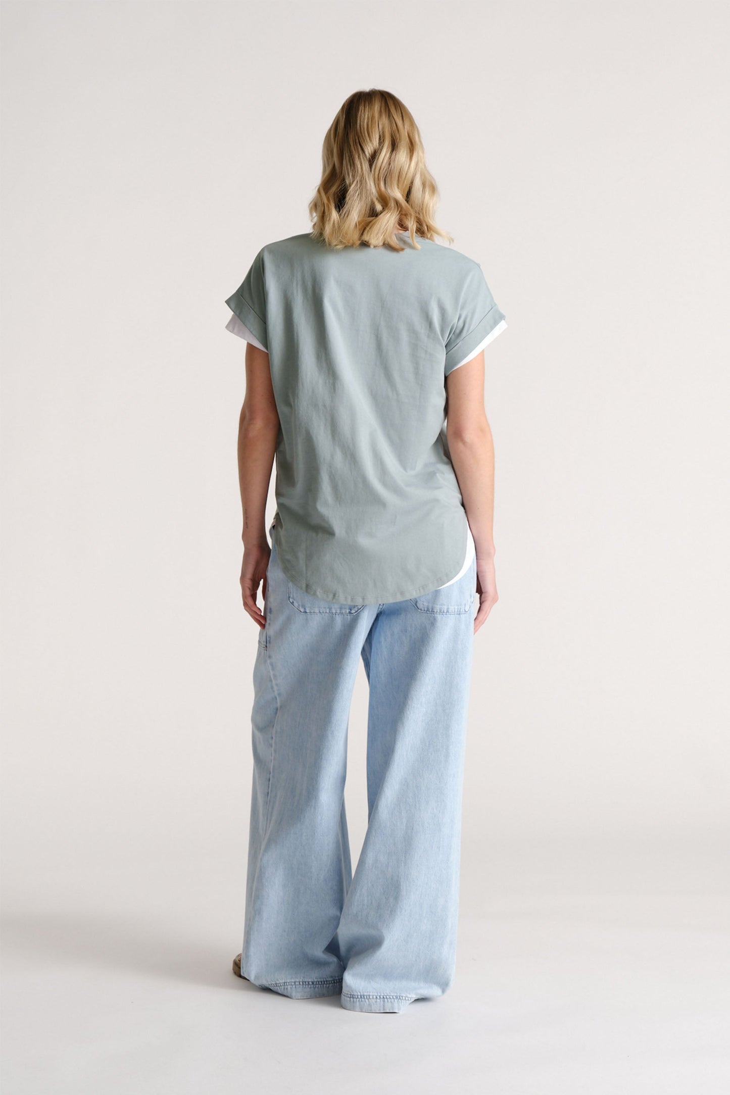D-Luxe Collegiate Tonal Tee