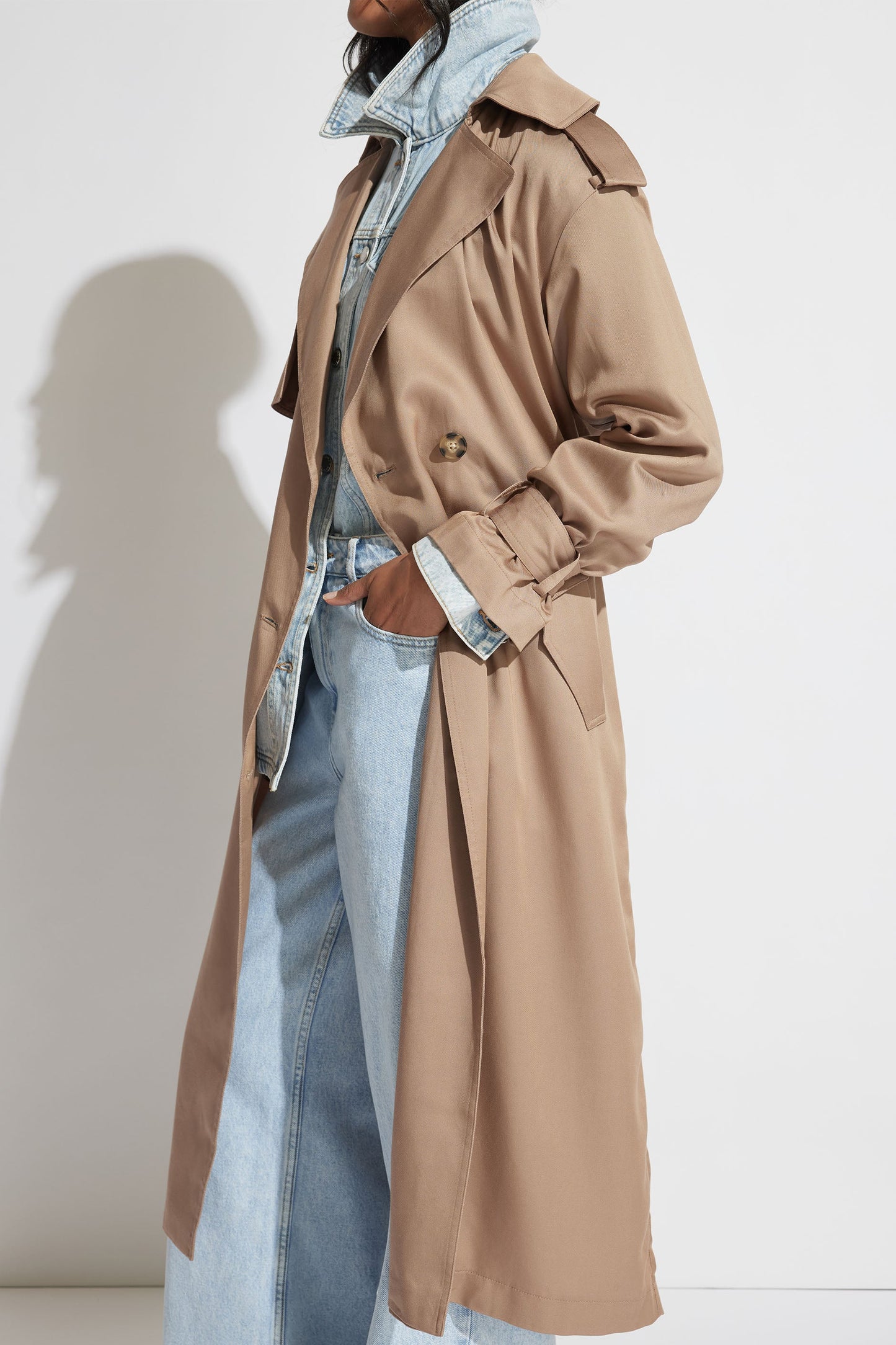 Andrea Soft Trench Coat