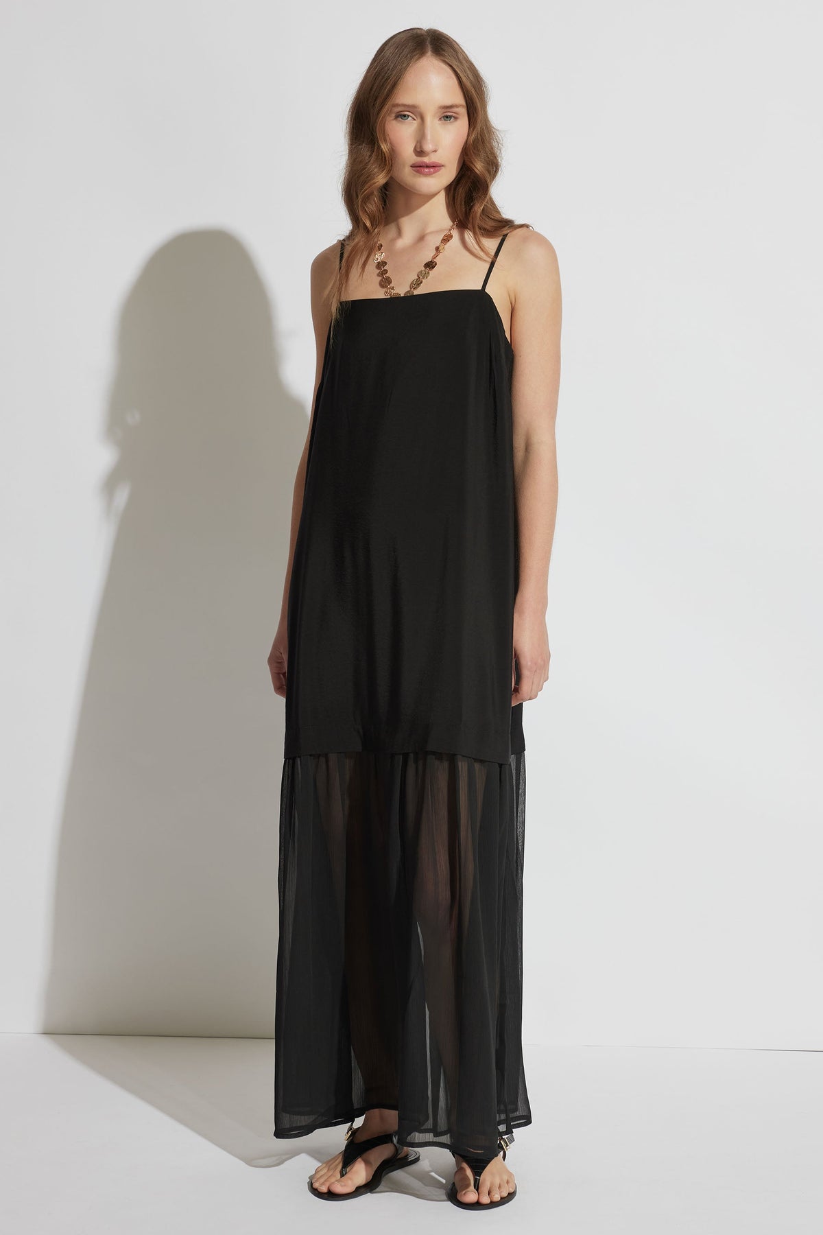Kiara Spliced Maxi Dress