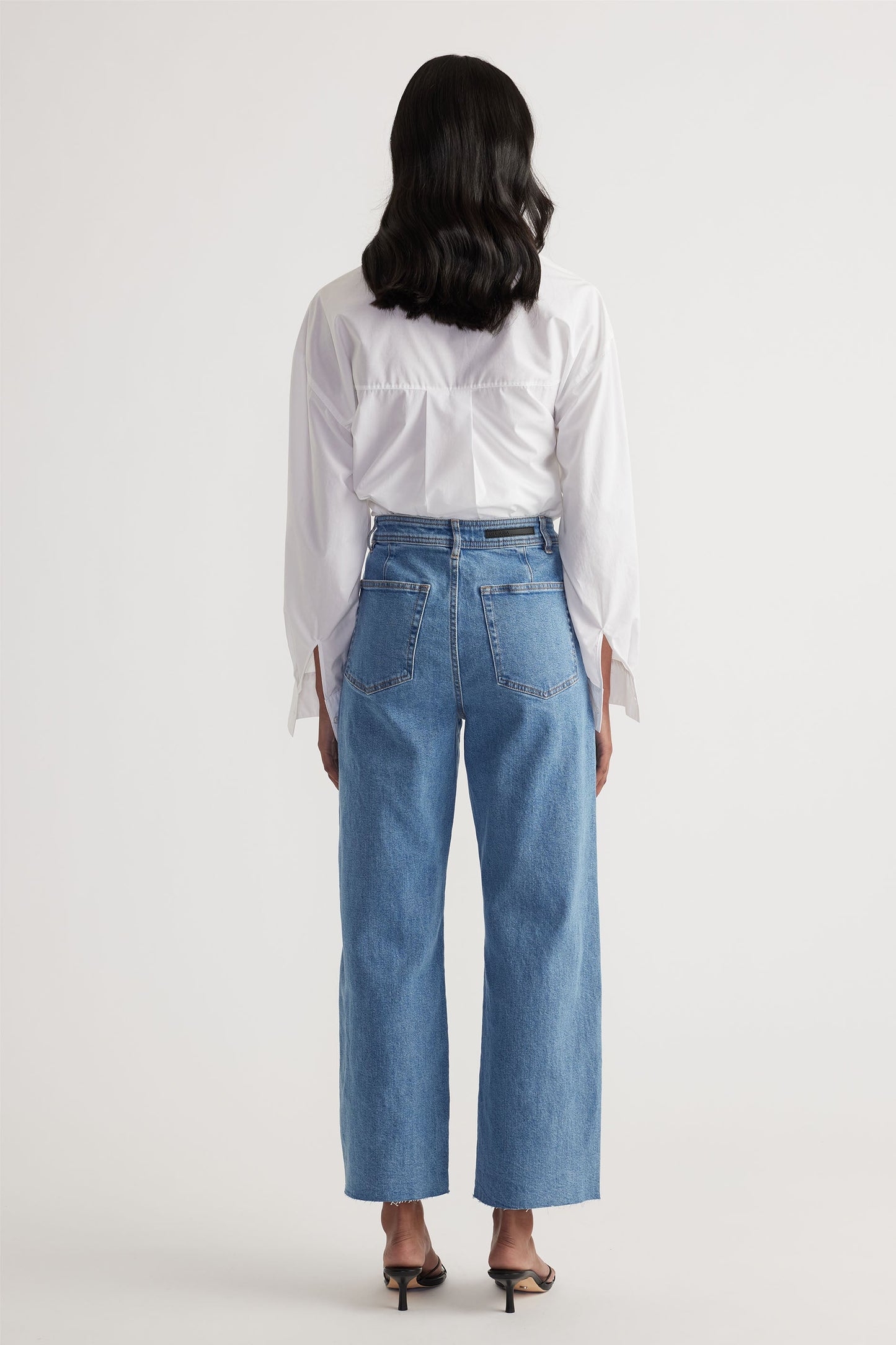 Darcy Cropped Wide Leg Jean