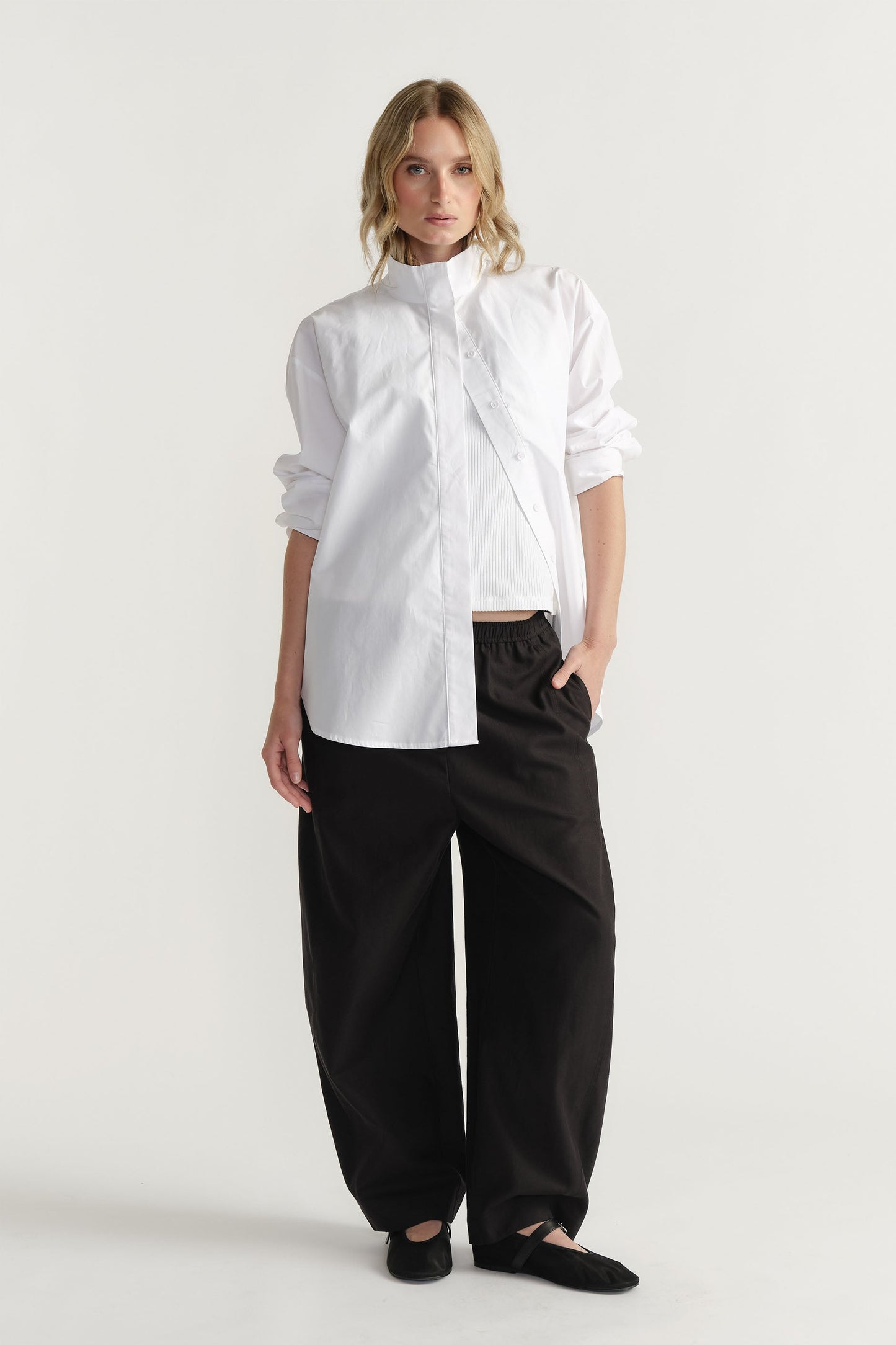 D-Luxe Barrel Twill Pants