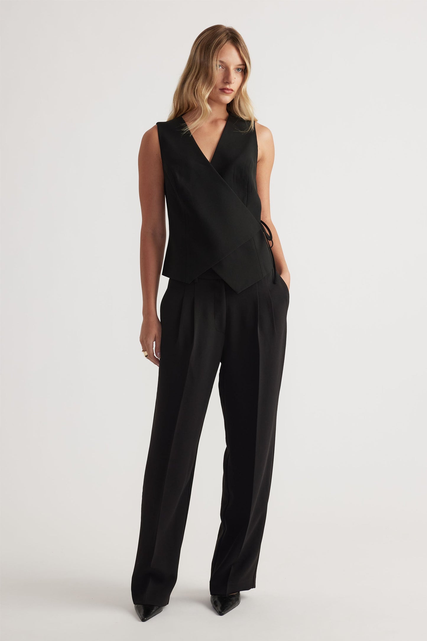 Clara Side Tie Vest