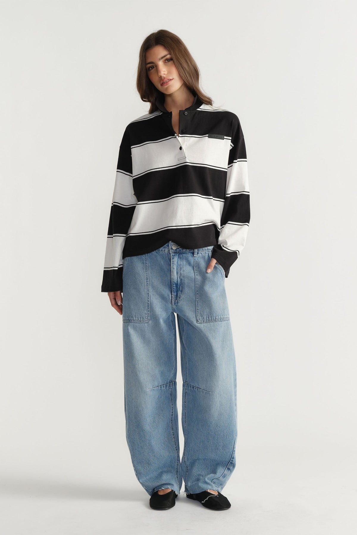 D-Luxe Stripe Polo