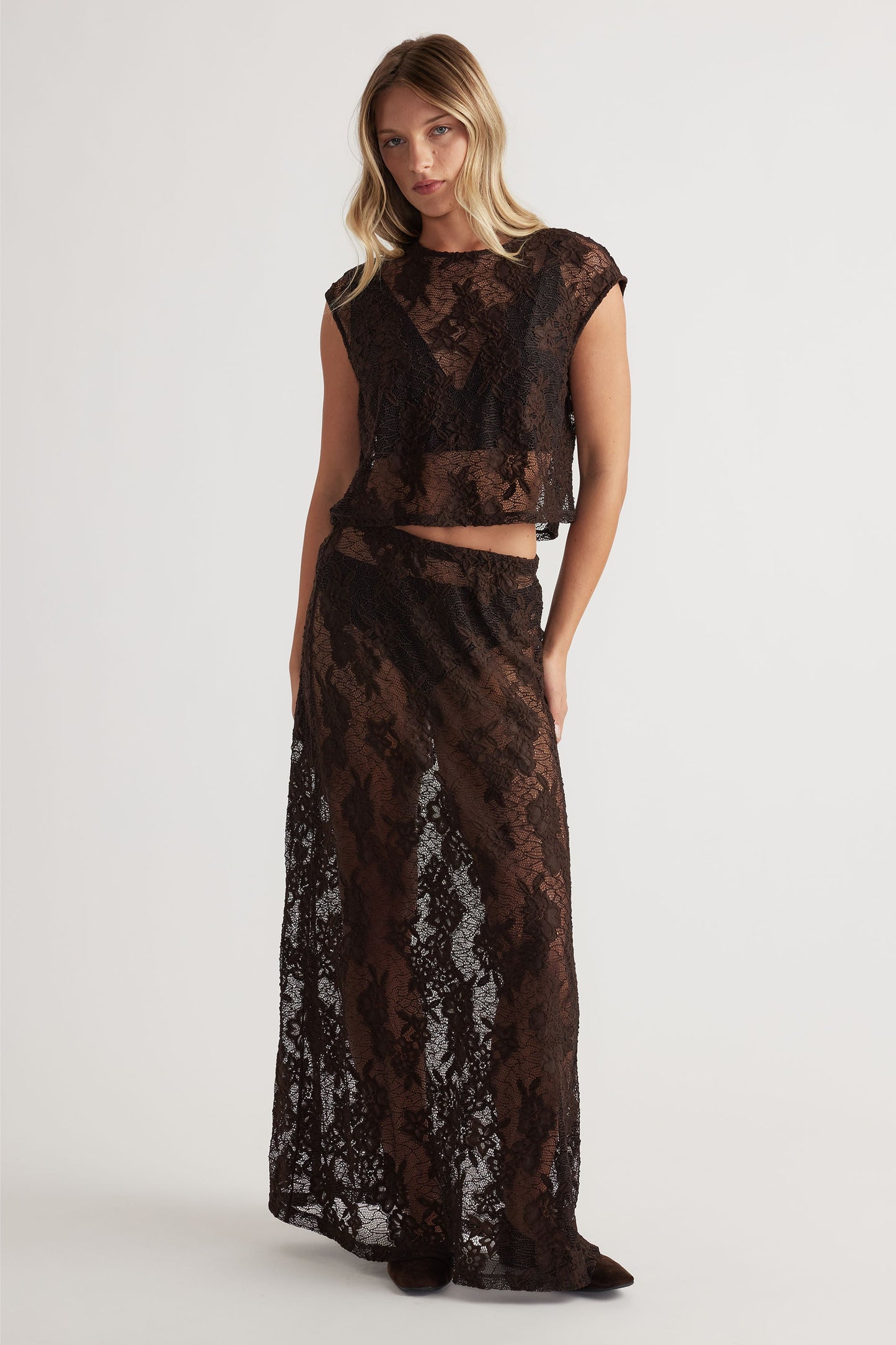 Lace Cropped Top