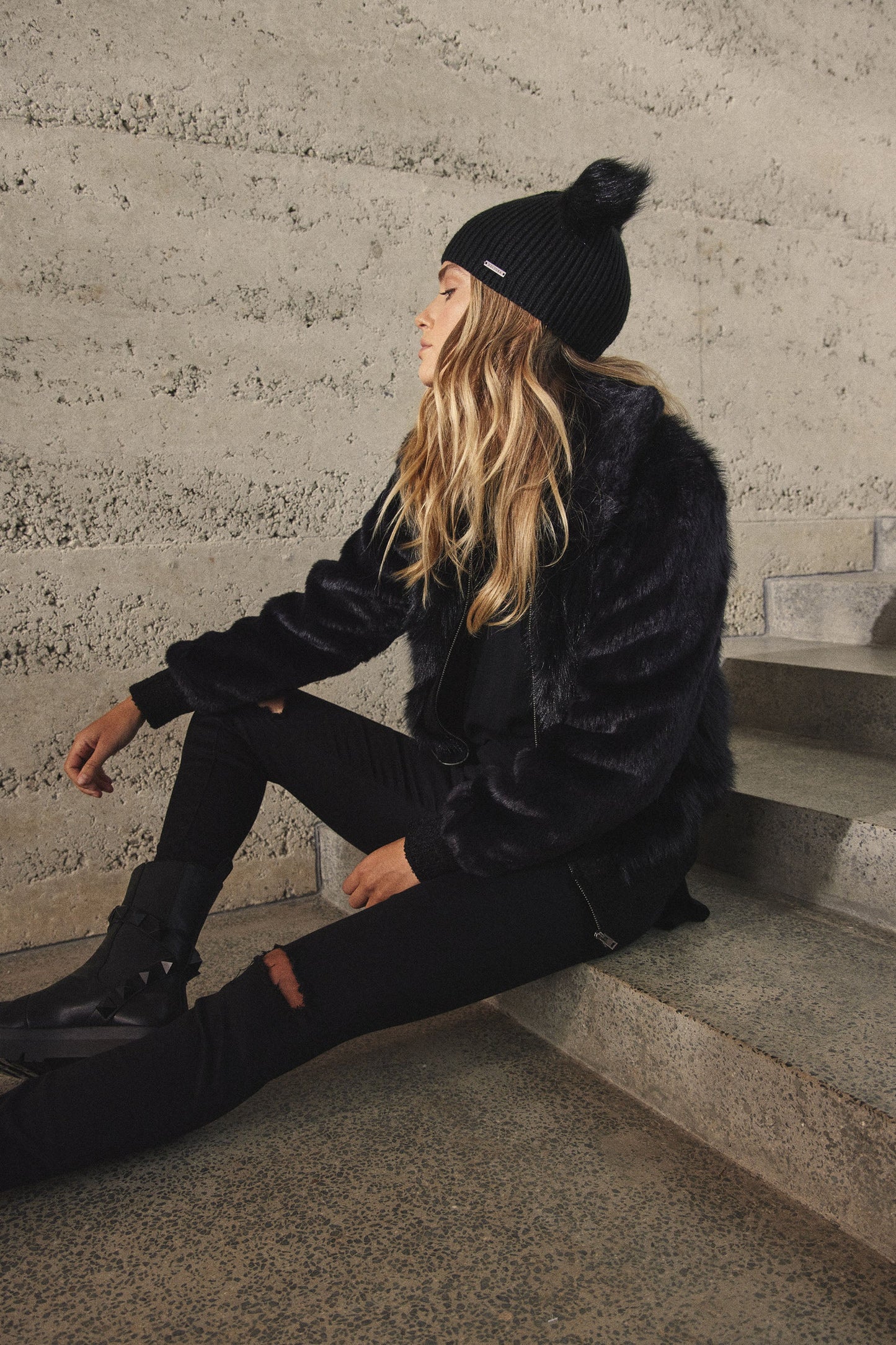 Alaska Faux Fur Bomber Jacket
