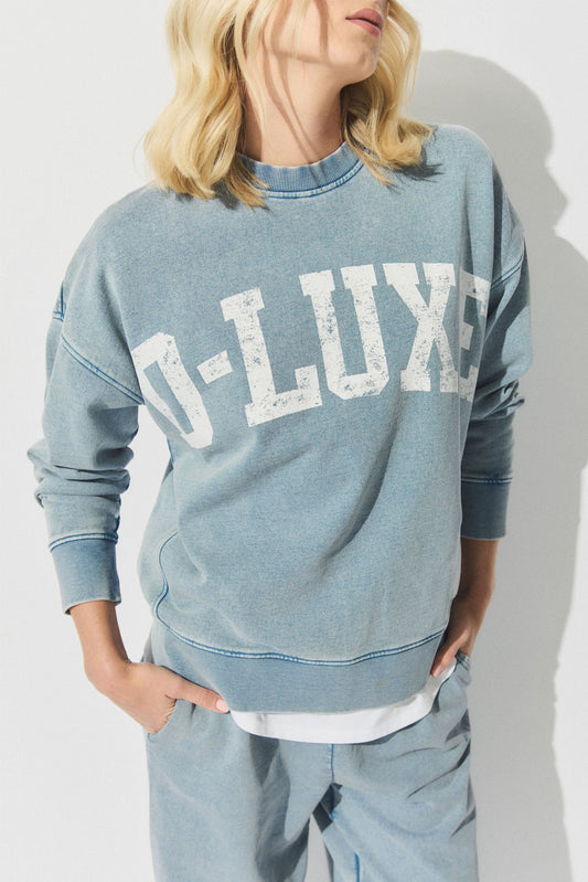 D-Luxe Collegiate Logo Sweat