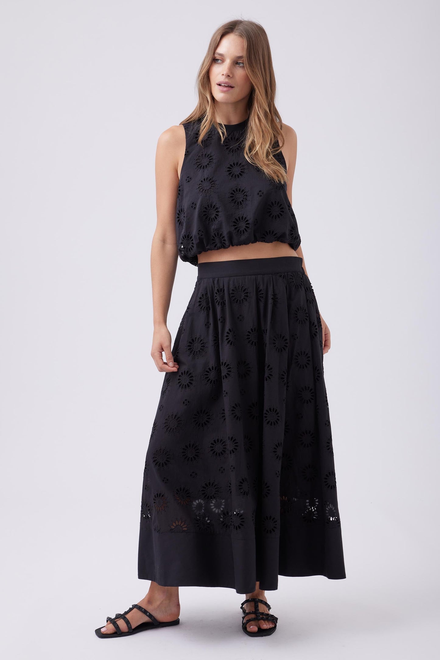Blake Broderie Top