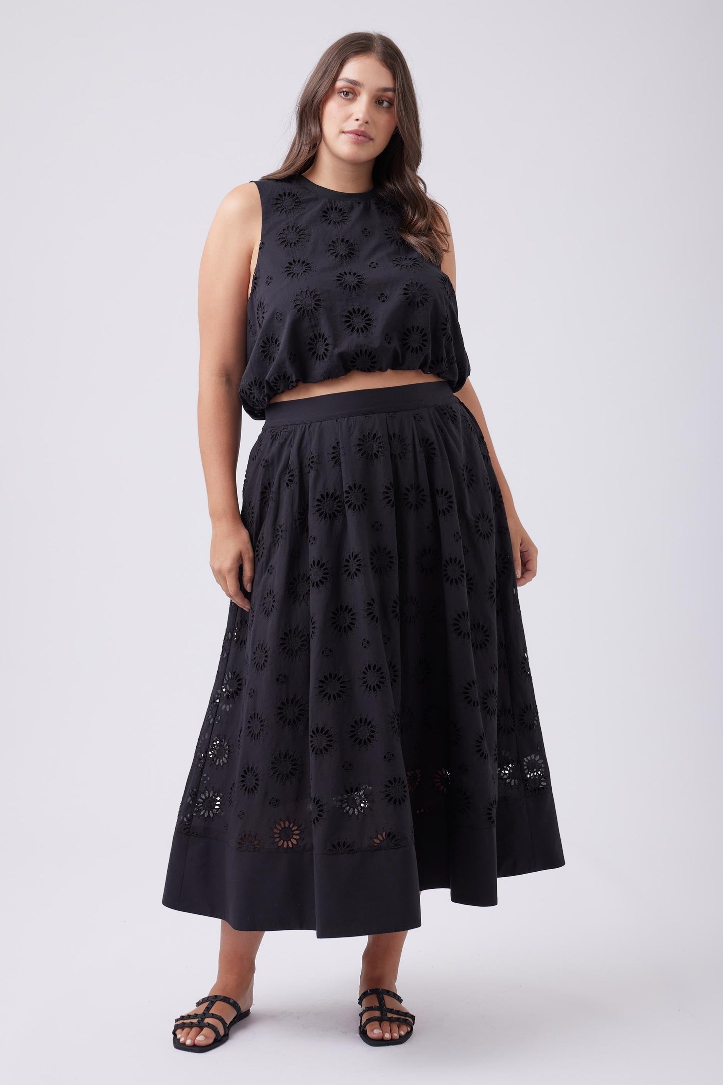 Blake Broderie Top
