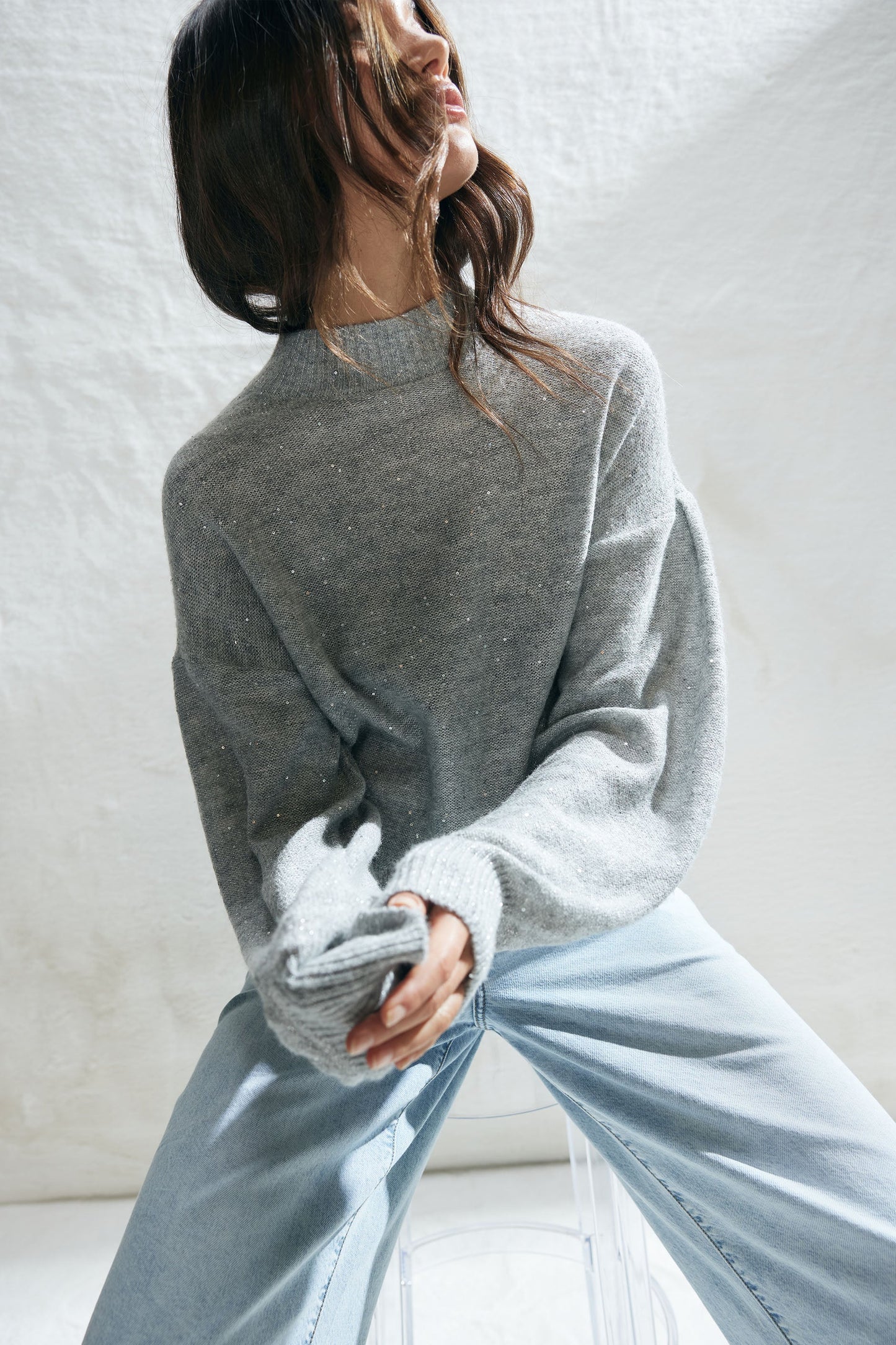 Layla Sequin Knit Jumper