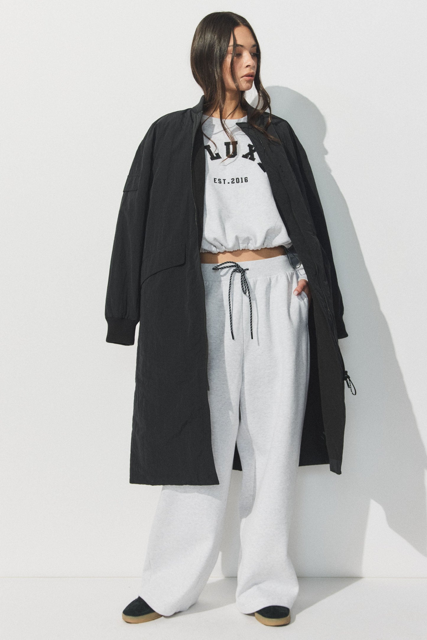 D-Luxe Barrel Leg Sweat Pant