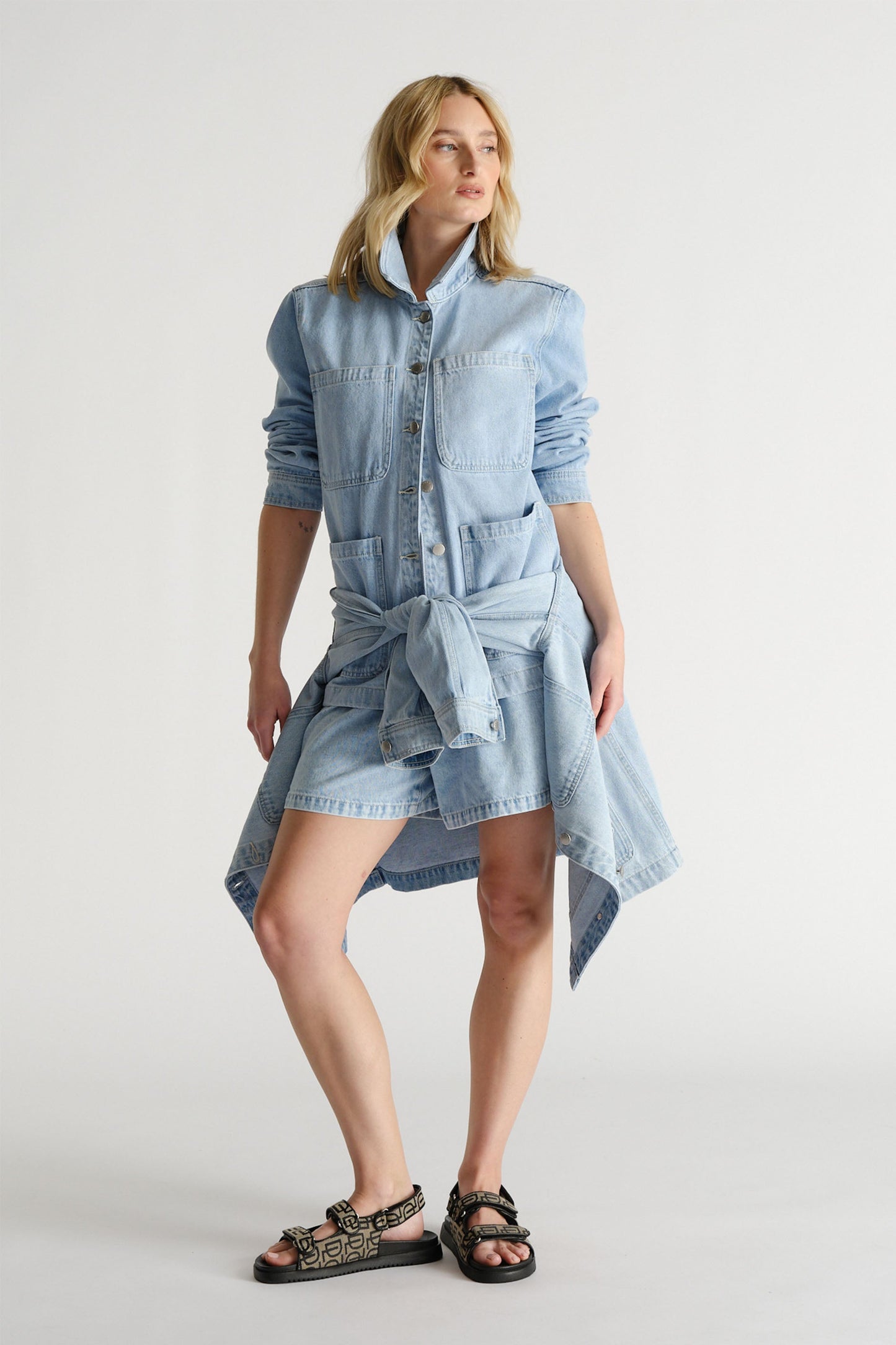 D-Luxe Denim Shacket