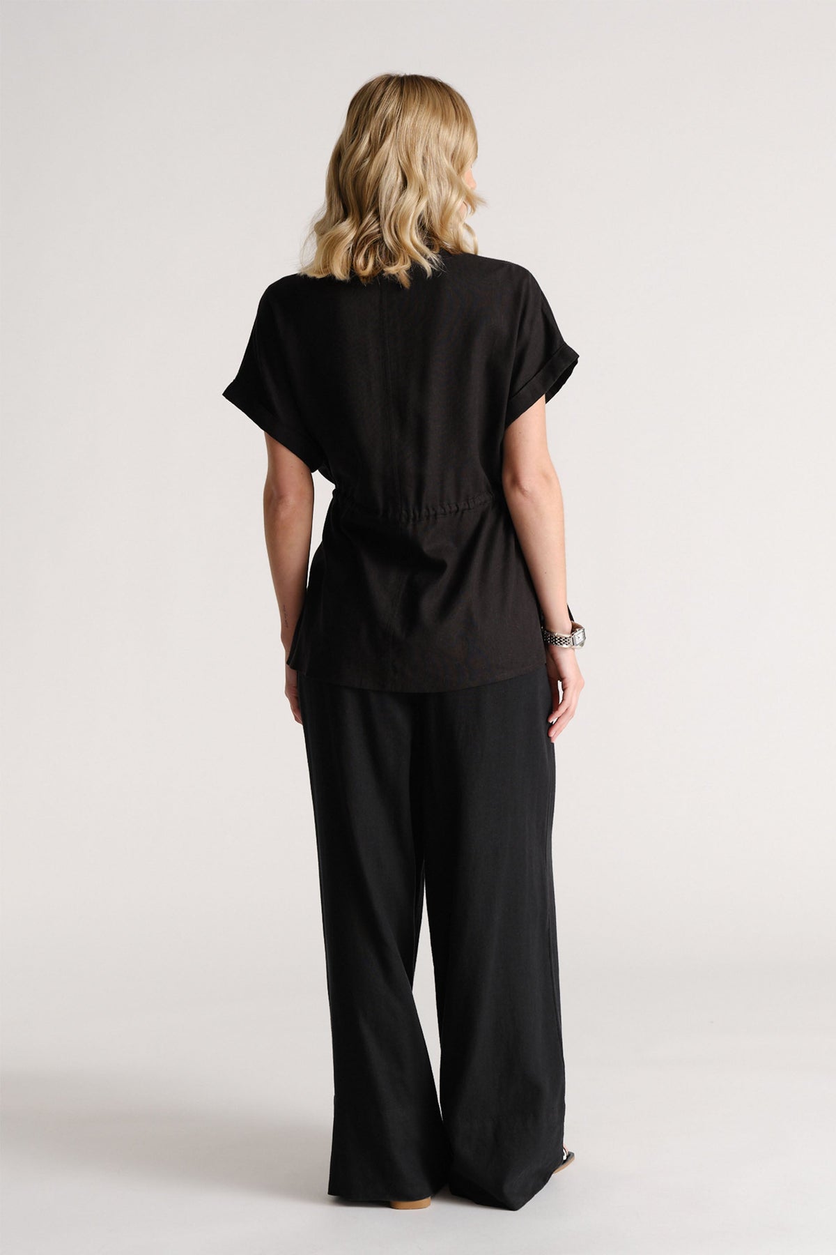 D-Luxe Linen Blend SS Shirt