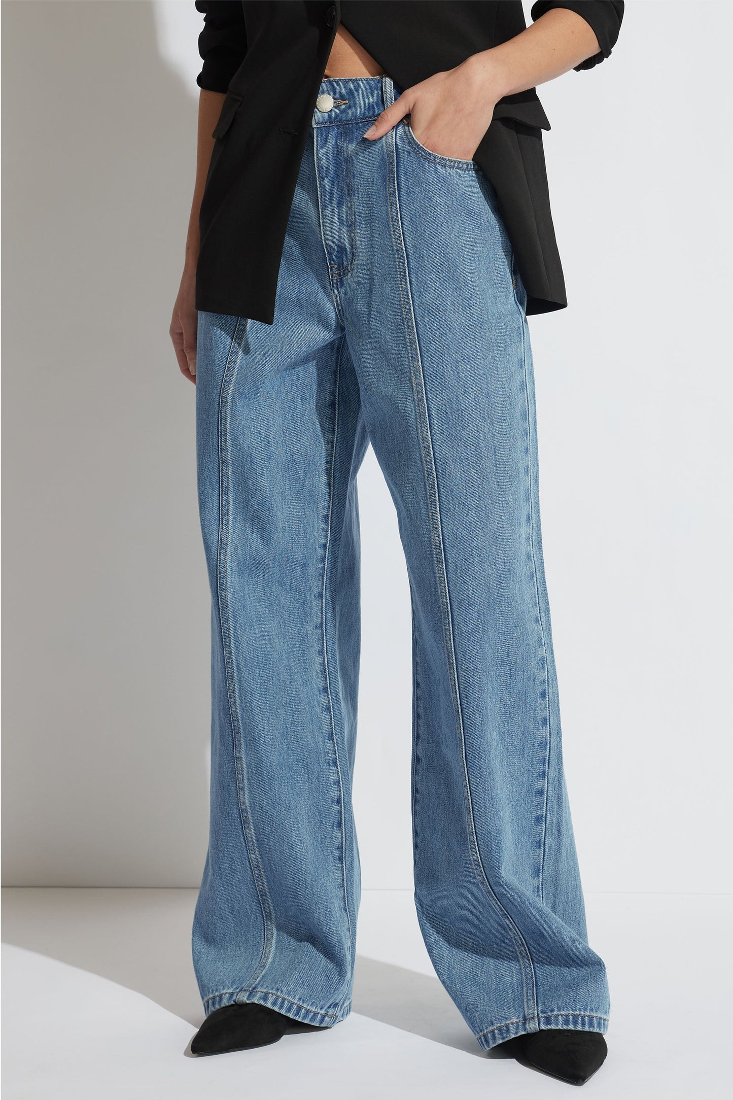 Paisley Straight Leg Jean