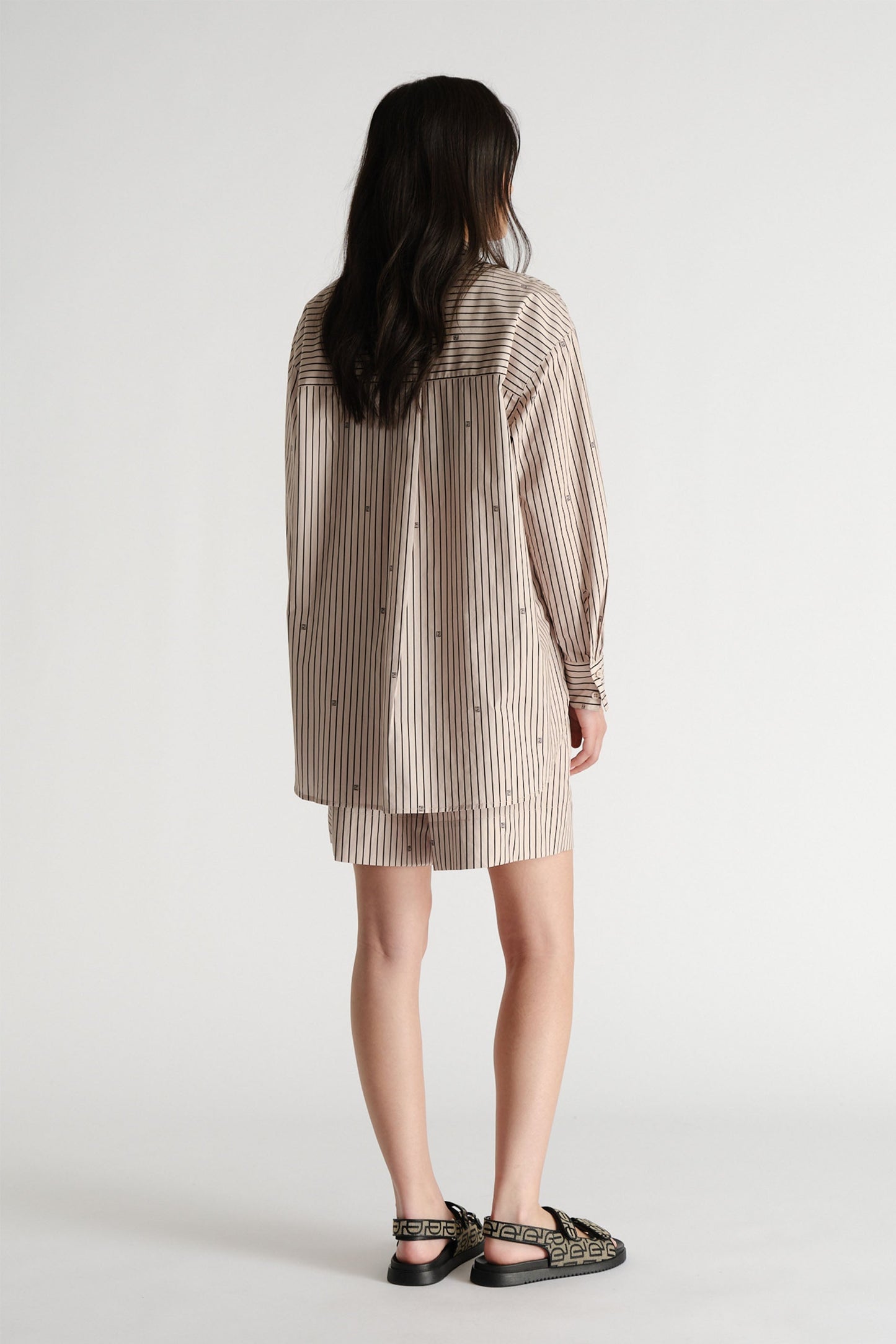 D-Luxe Monogram Stripe Short