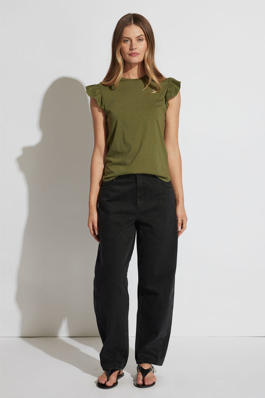 Frill Sleeve Tee