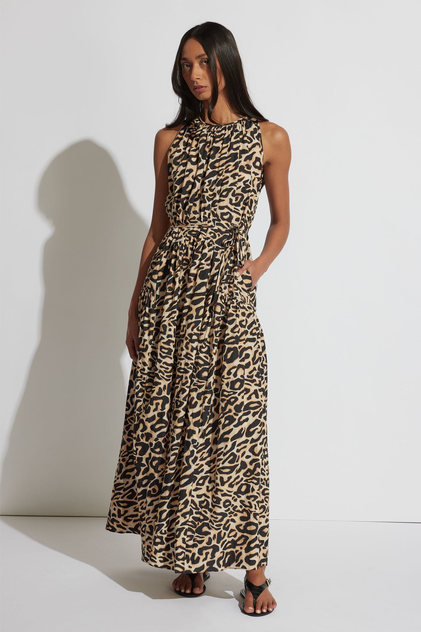 Lori Gathered Maxi Dress