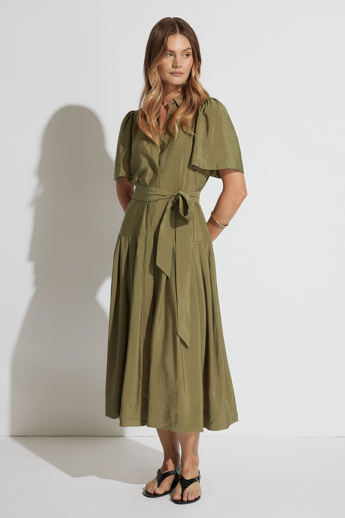 Sierra Midi Shirt Dress