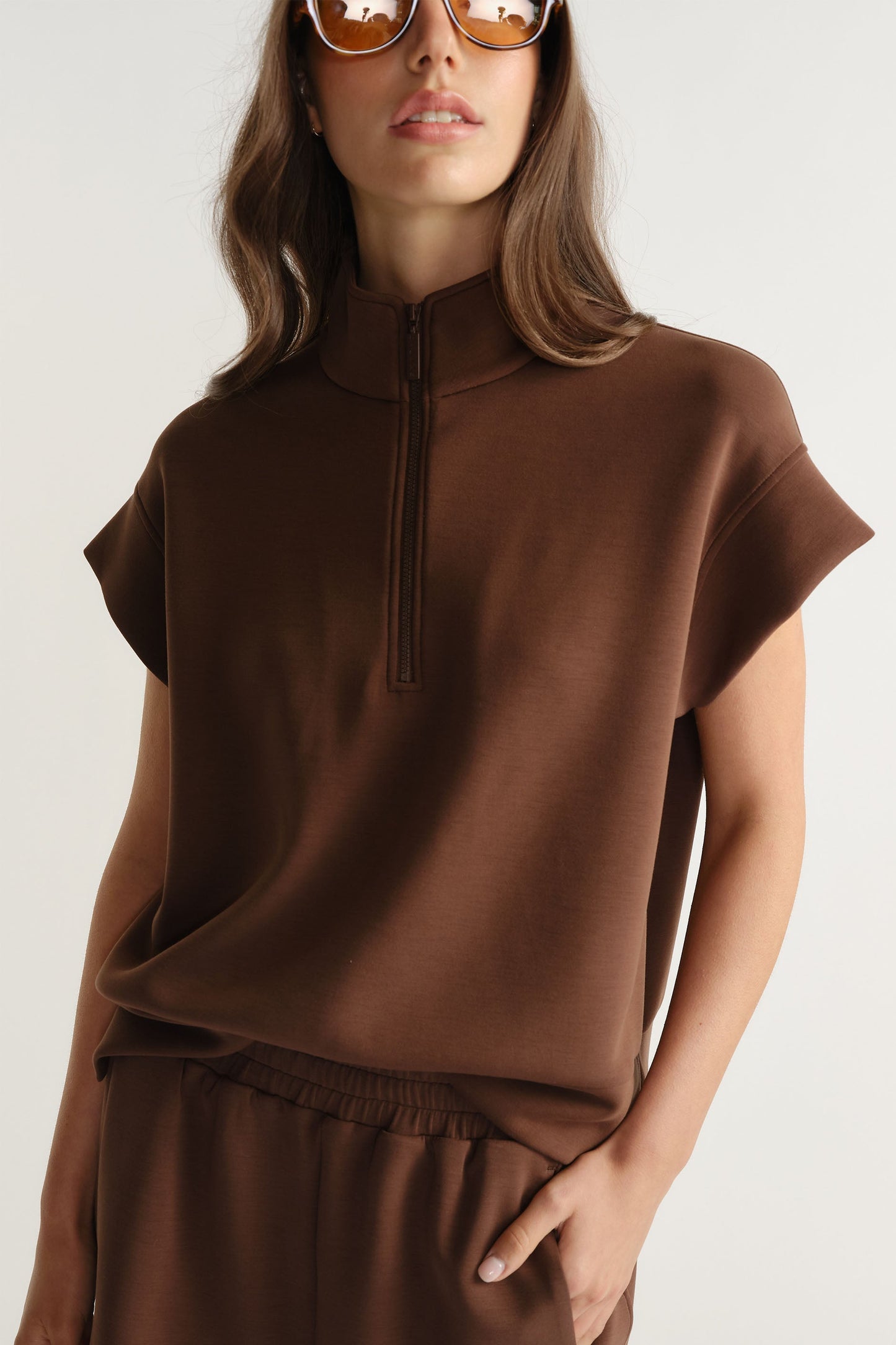 D-Luxe Neoprene Half Zip Top