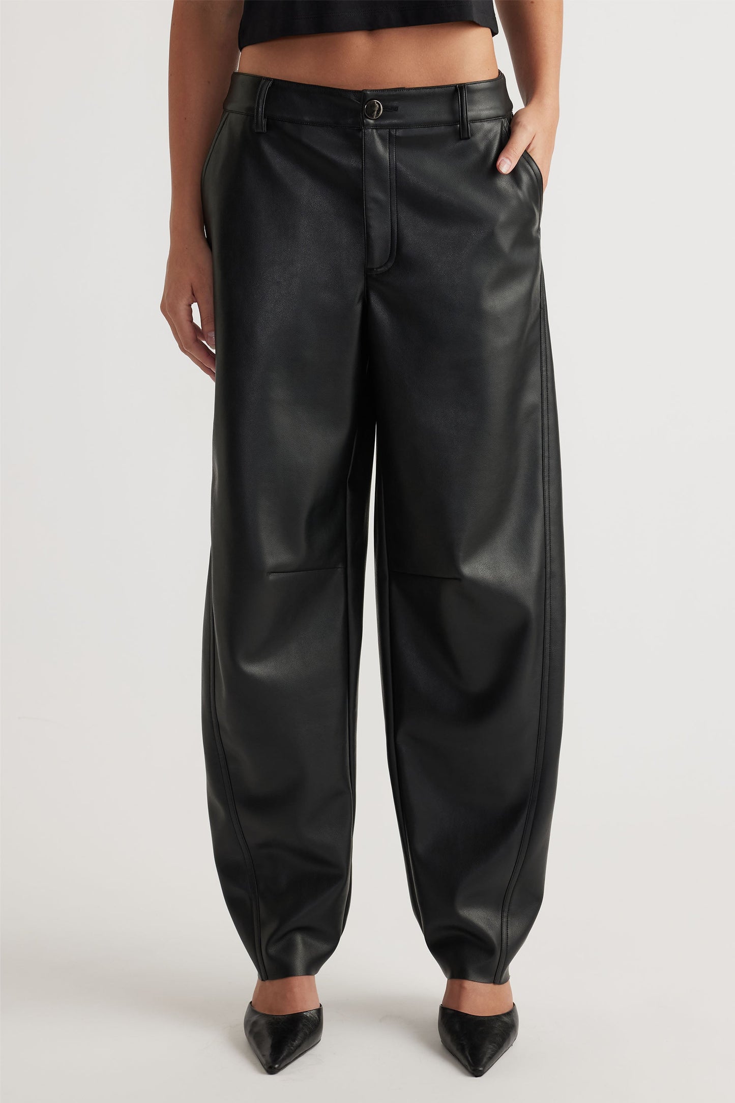 Natalie Faux Leather Pants