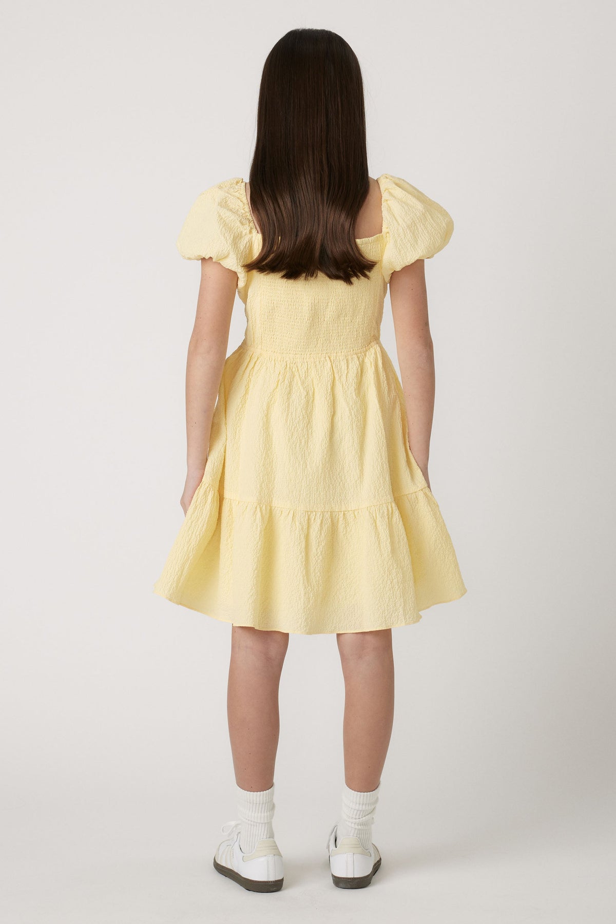Girls Evie Textured Mini Dress