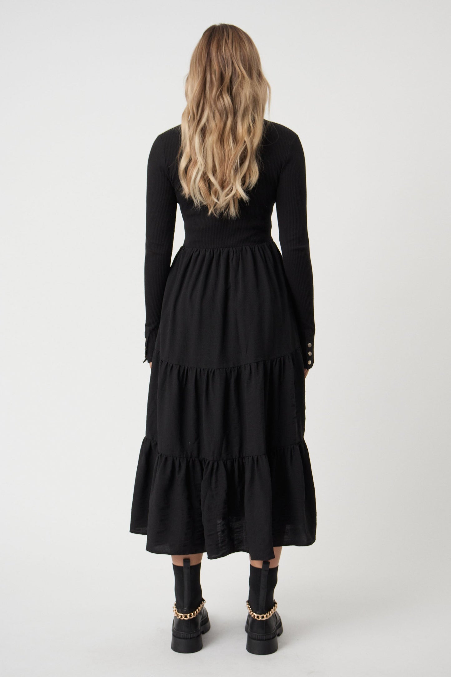 Leanne Long Sleeve Midi Dress