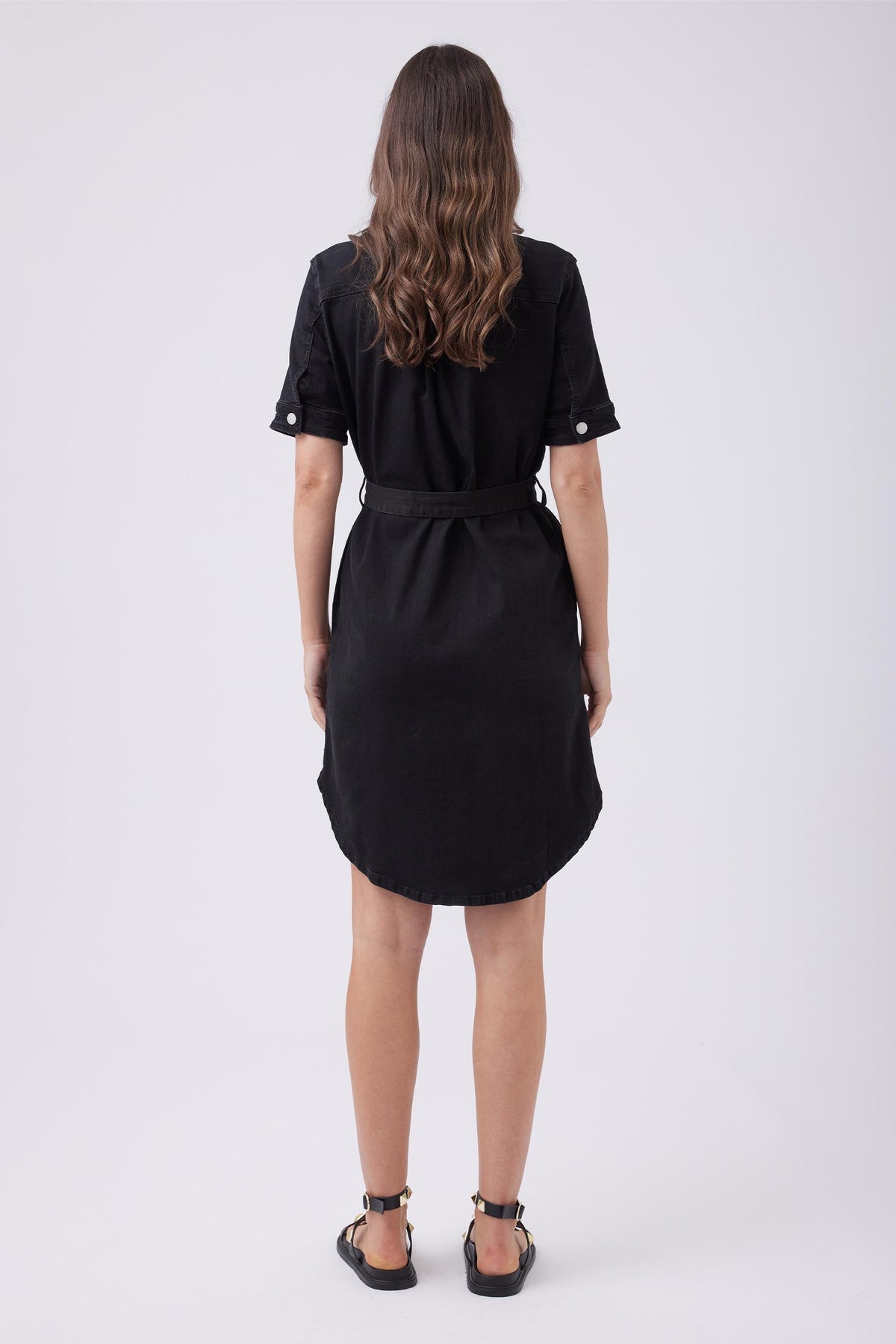Piper Button Down Denim Dress