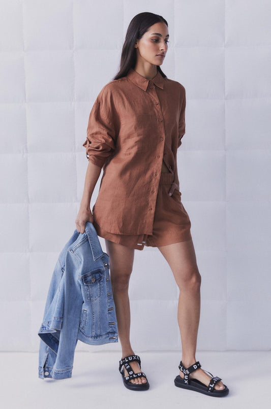 D-Luxe Linen Shirt