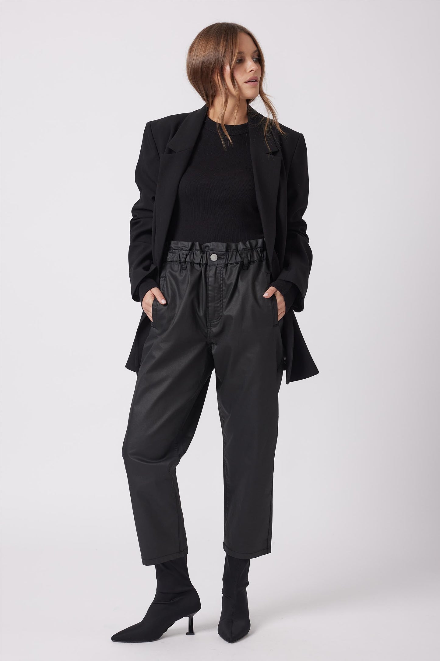 Amy Coated Slouch Jean