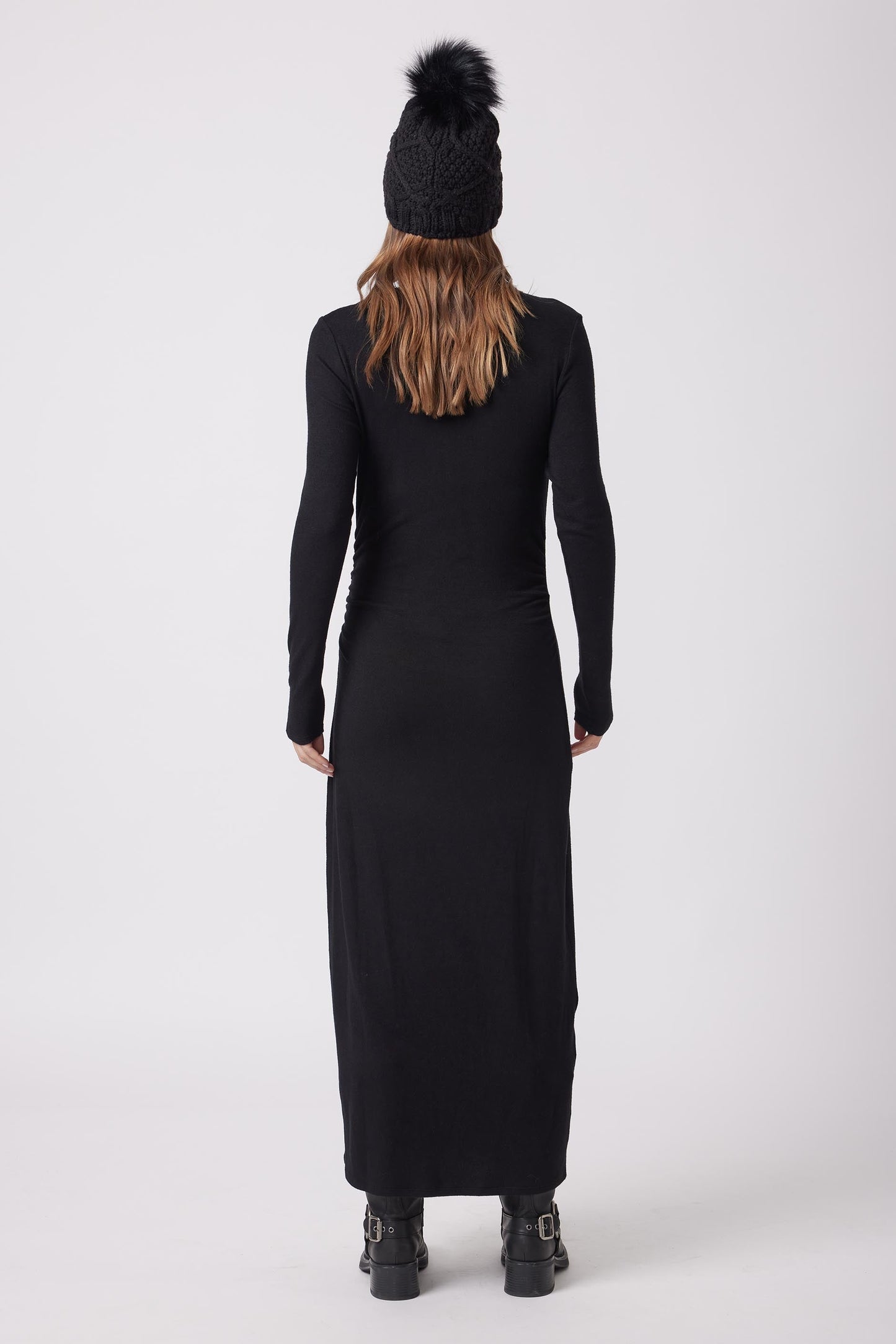 Sarah Twist Front Midi Dress