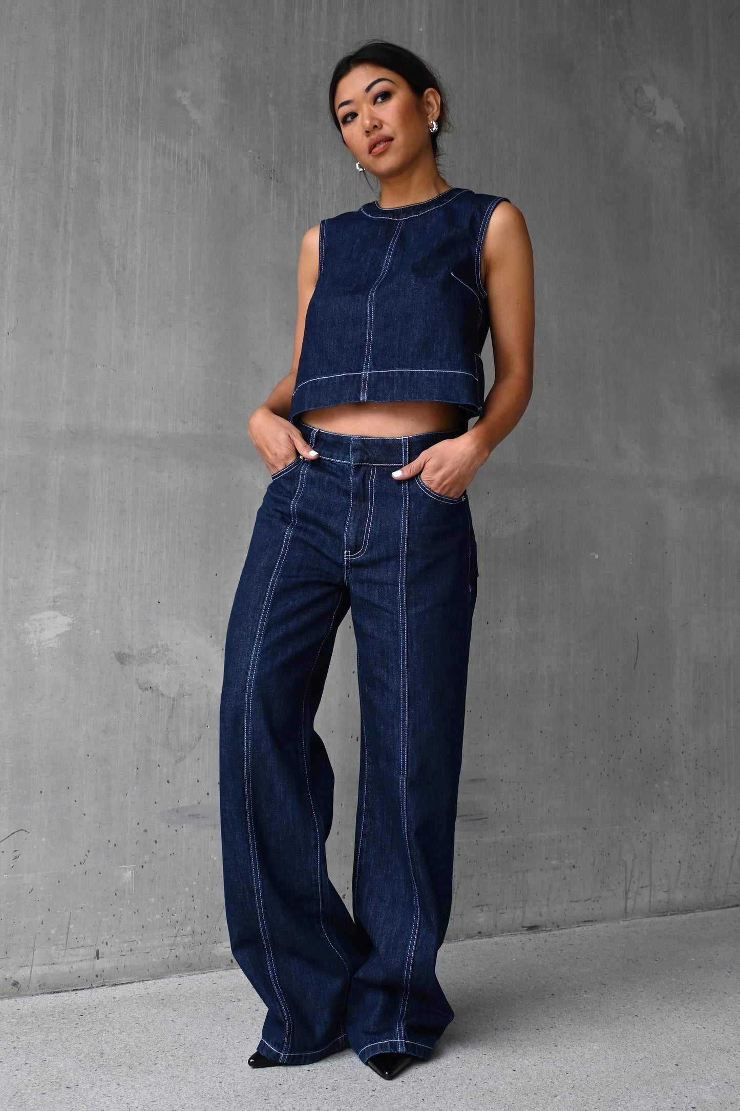 Paisley Straight Leg Jean